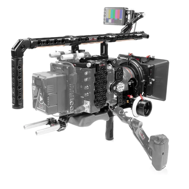 shape-canon-eos-c400-pro-shoulder-rig-kit-baseplate-cage-top-griff-vf-halter-4x5 image 1