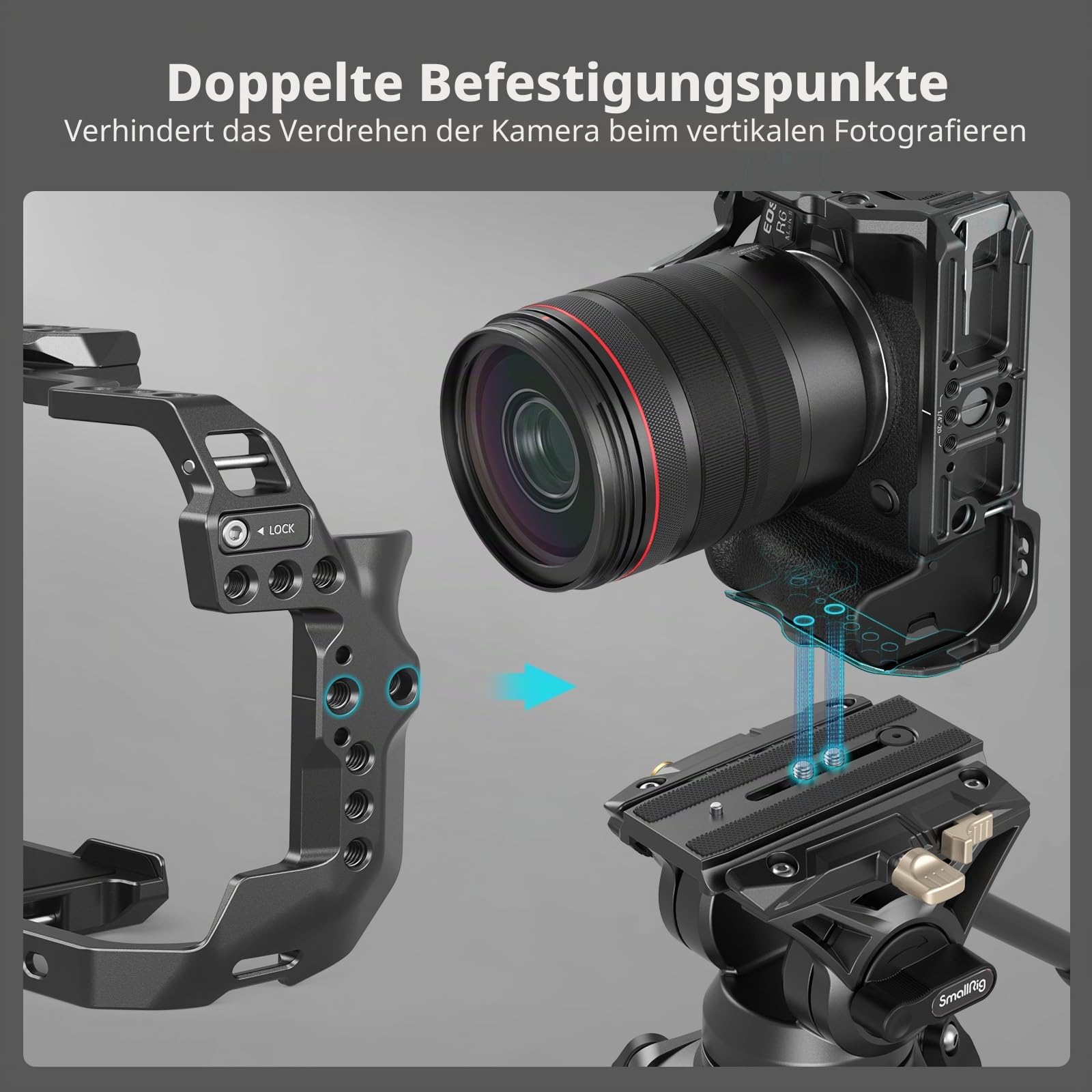 smallrig-kamera-cage-4159b-f-r-canon-r6-mark-ii-mit-dual-nato-und-arca image 7