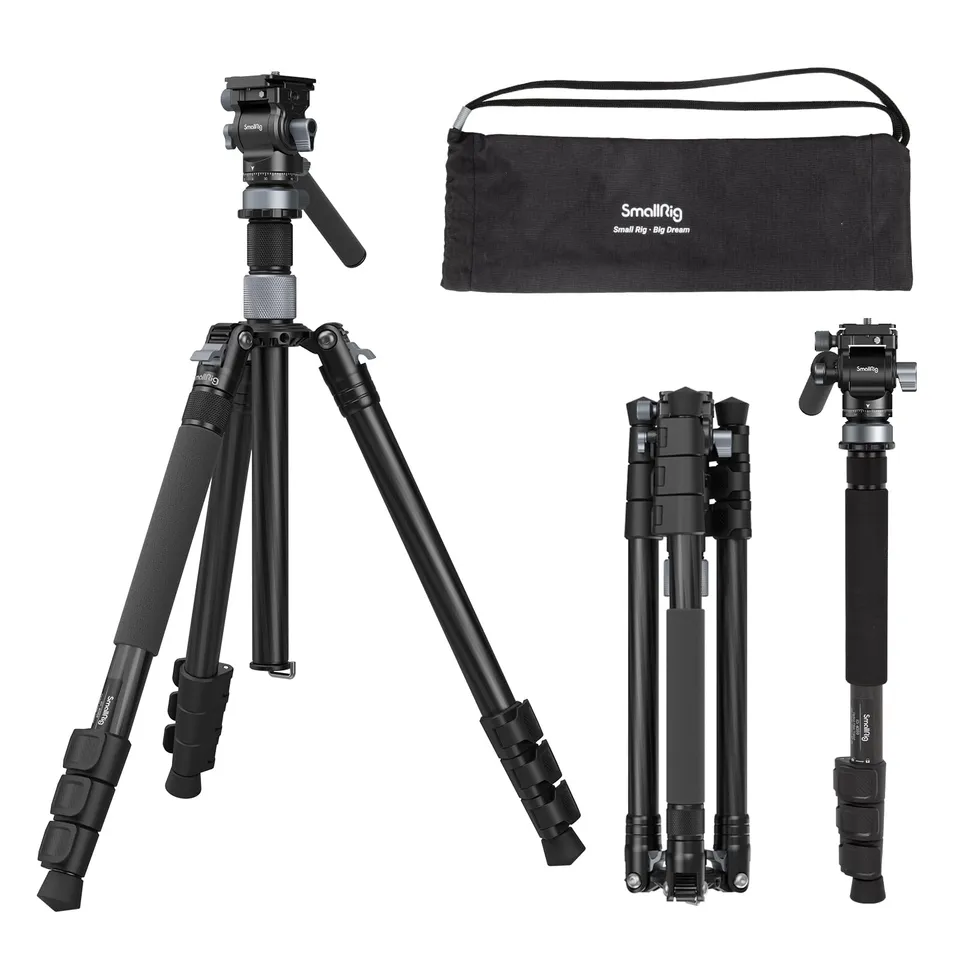 smallrig-4221-freeblazer-63-carbon-video-reisestativ-mit-fluidkopf-f-r-4-kg image 1
