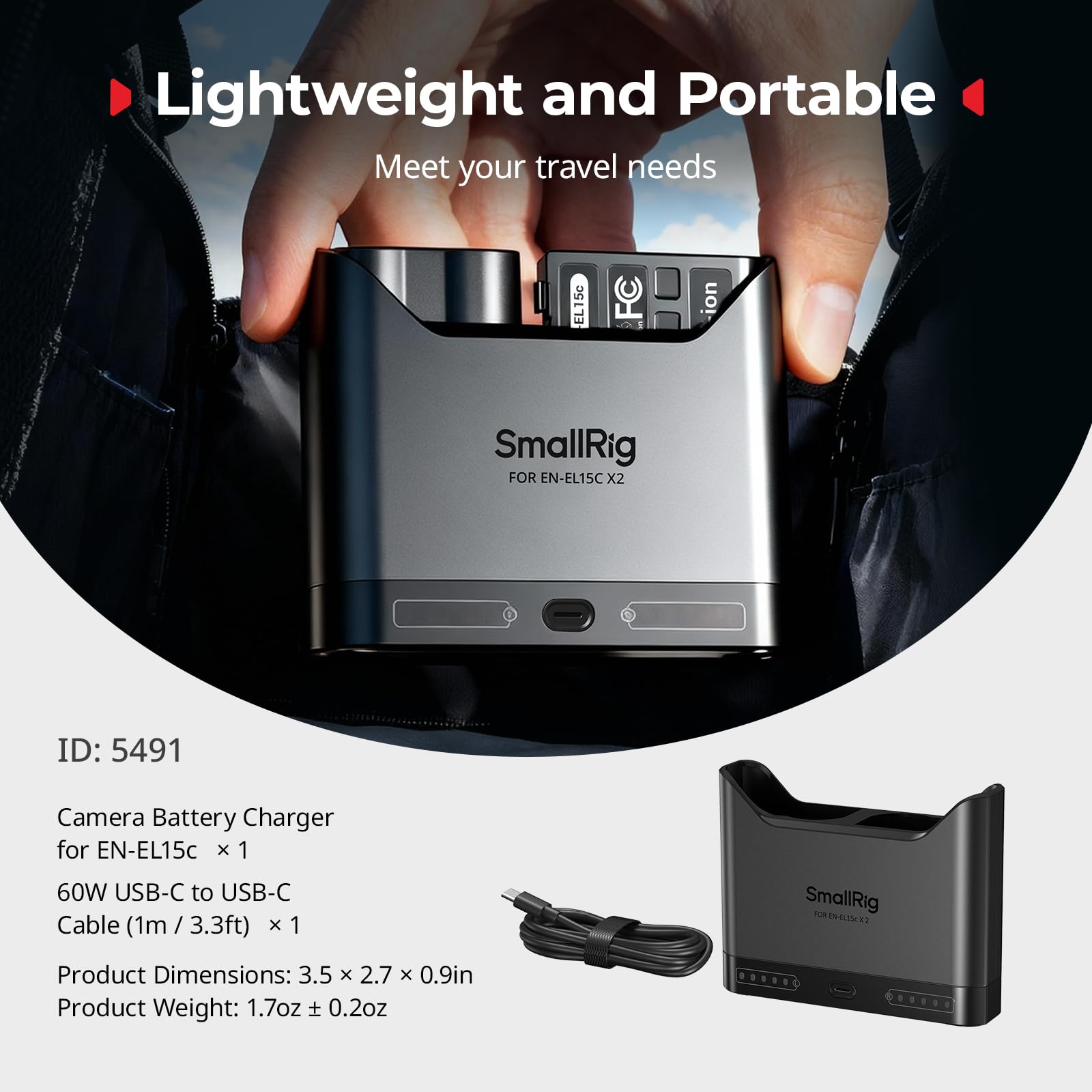 smallrig-en-el15c-dual-akkuladeger-t-mit-22-5w-usb-c-f-r-nikon image 8
