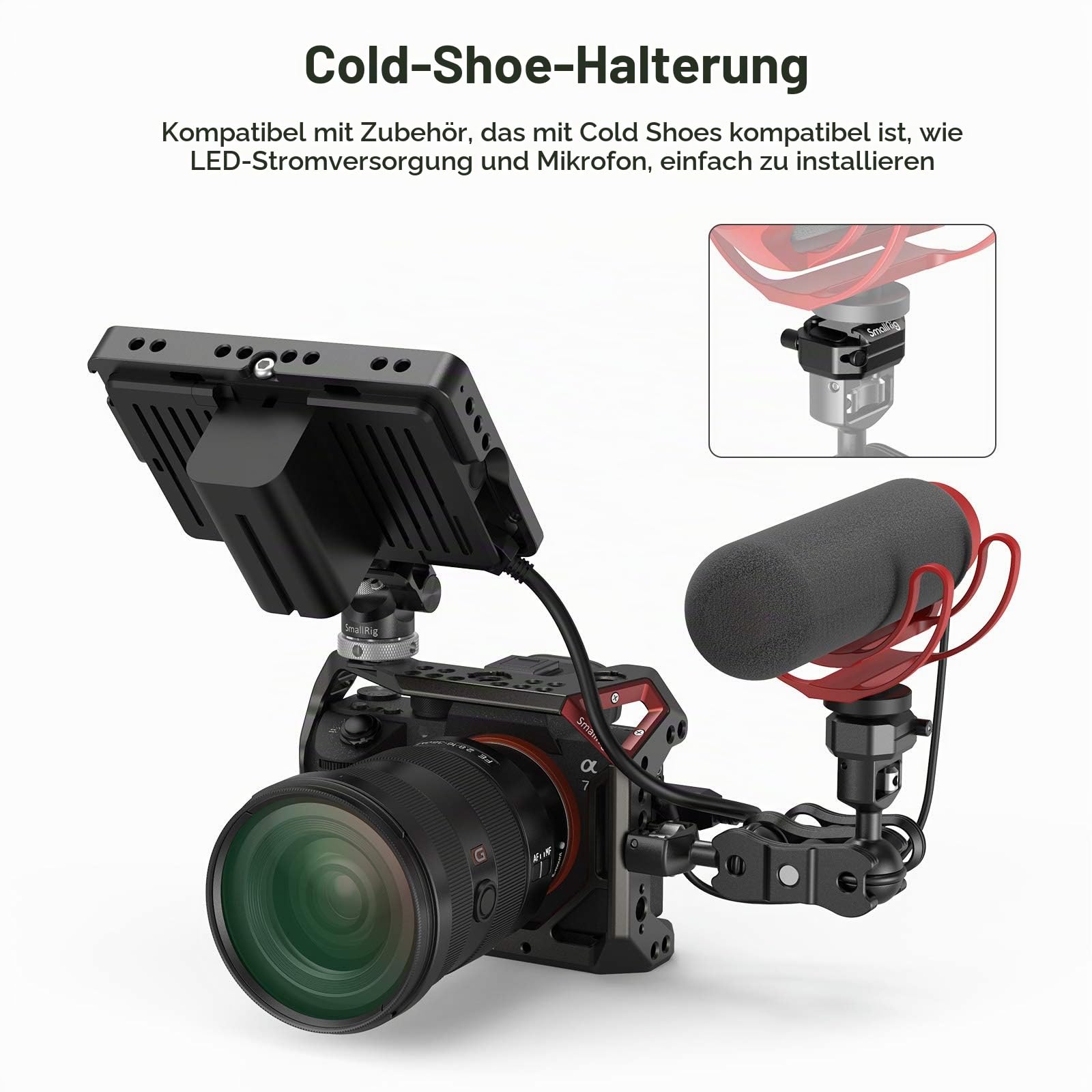 smallrig-cold-shoe-mount-2797-mit-safety-release-1-4-schraube-und-gewinde image 2