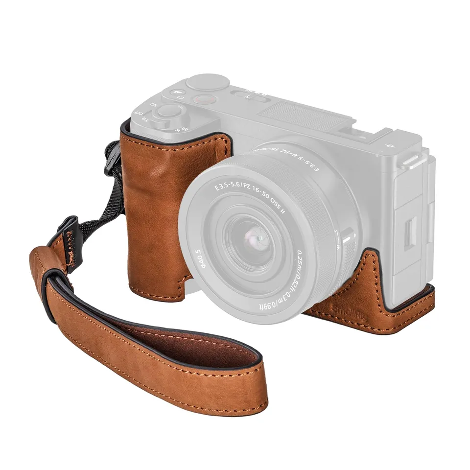 smallrig-4889-kamera-ledertasche-braun-mit-handschlaufe-f-r-sony-zv-e10-ii image 1