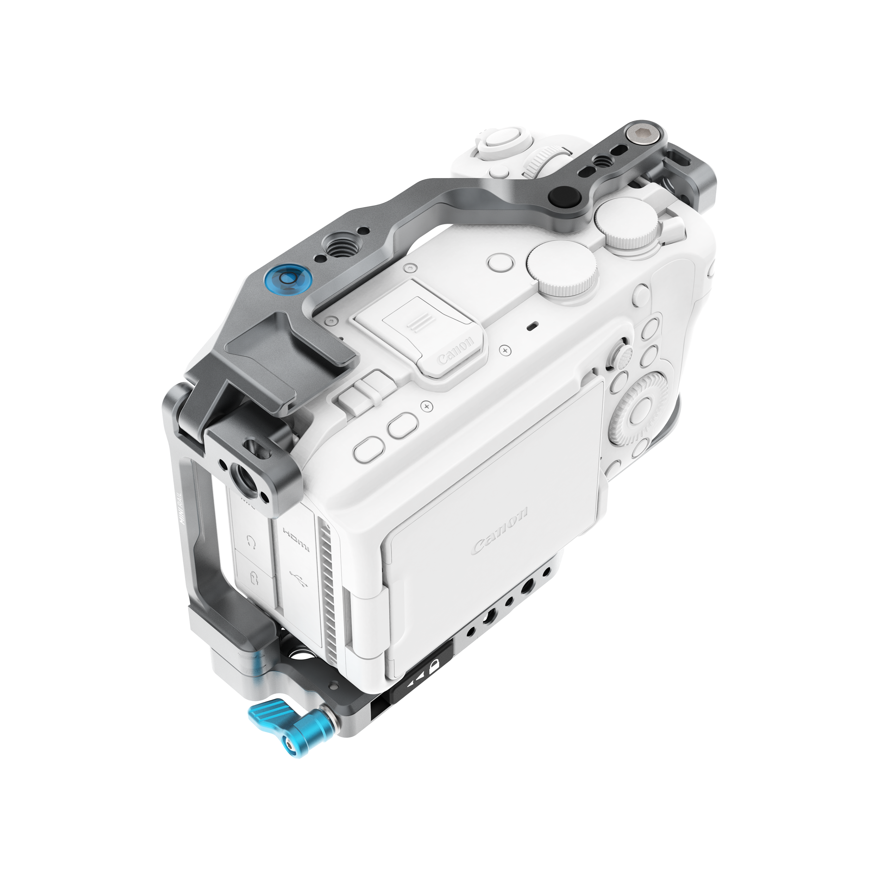 kondor-blue-canon-r6-v-hybrid-camera-cage-hybrid-hatch-2-0-voll-halb-cage image 8