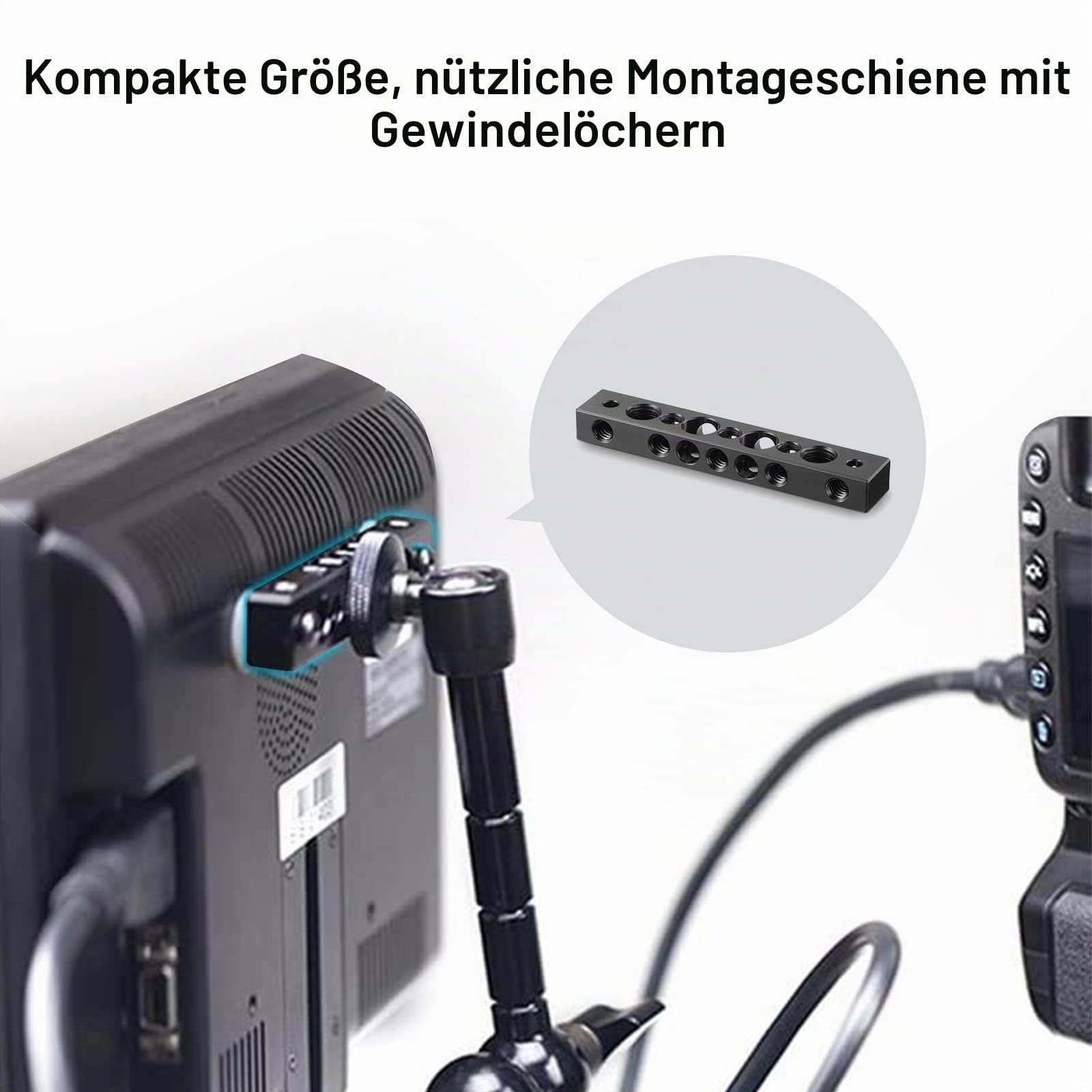 smallrig-1091-cheese-bar-montageplatte-mit-1-4-und-3-8-gewinden image 3