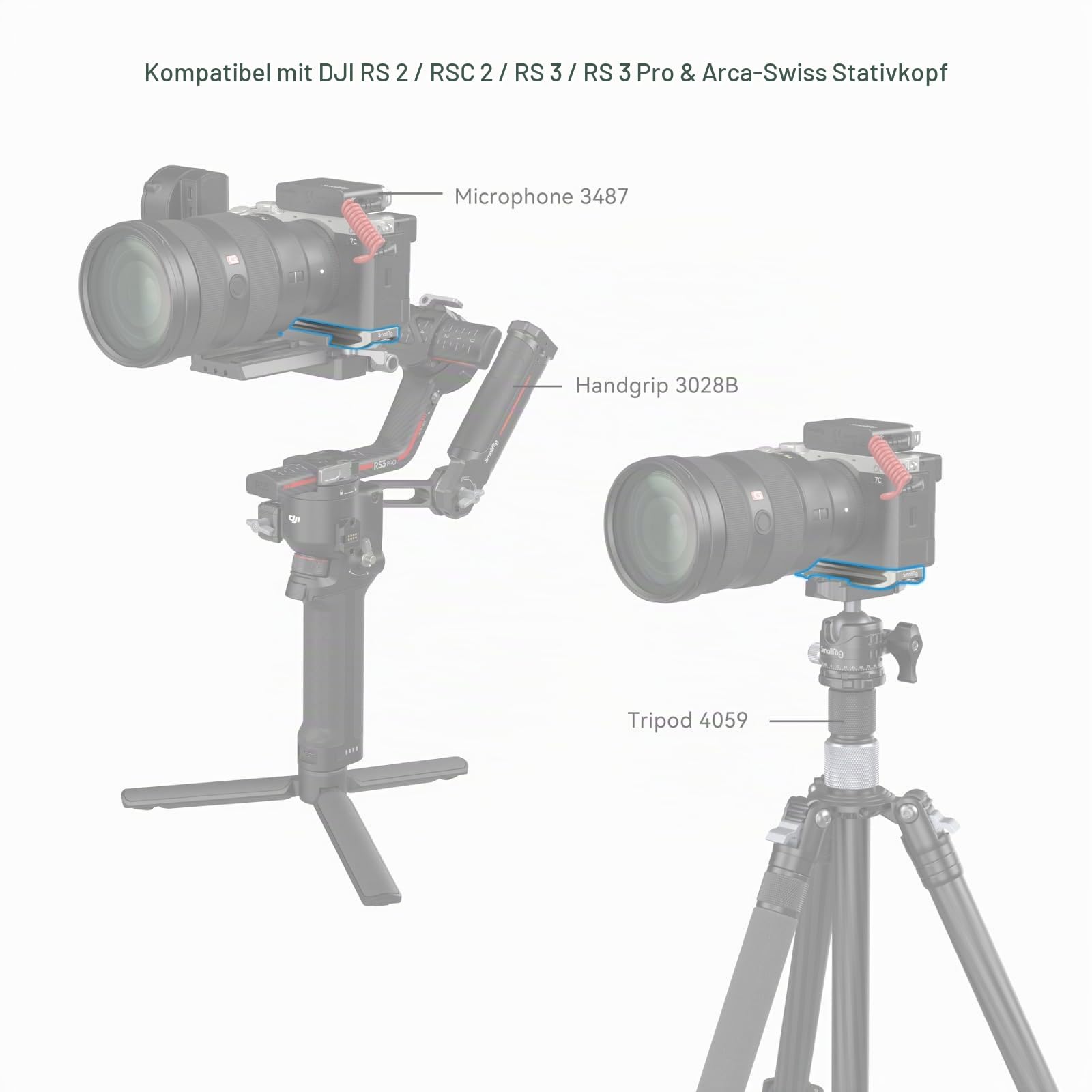 smallrig-4439-baseplate-silber-f-r-sony-a7c-ii-a7cr-mit-arca-swiss image 5