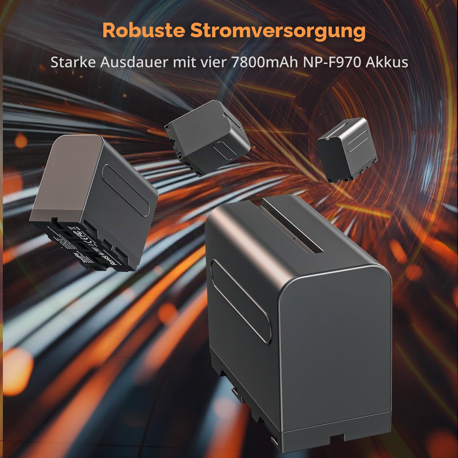 smallrig-np-f970-akkuladeger-t-4-kanal-pd-100w-oled-4837 image 4