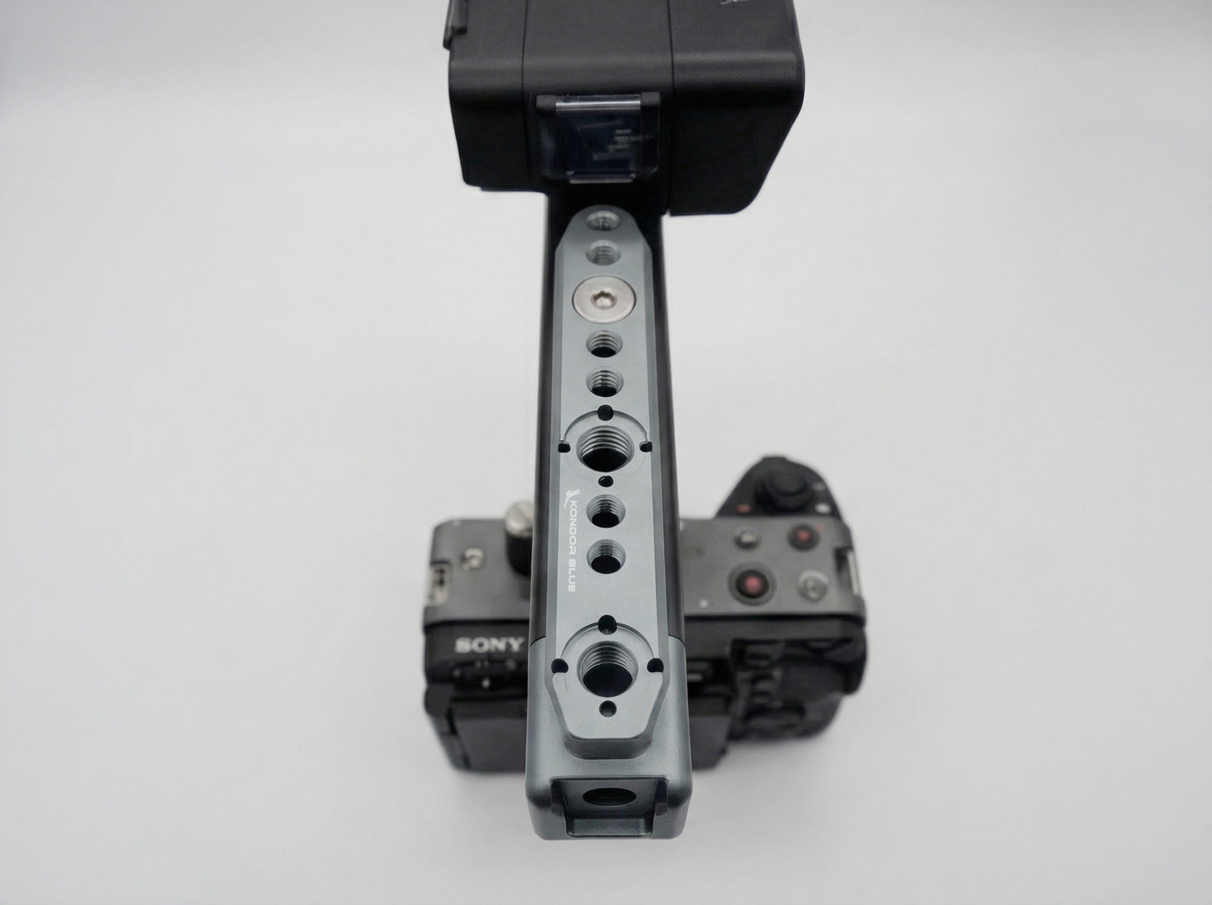 kondor-blue-sony-fx3-fx30-xlr-top-handle-extension-nato-rail-arri image 2