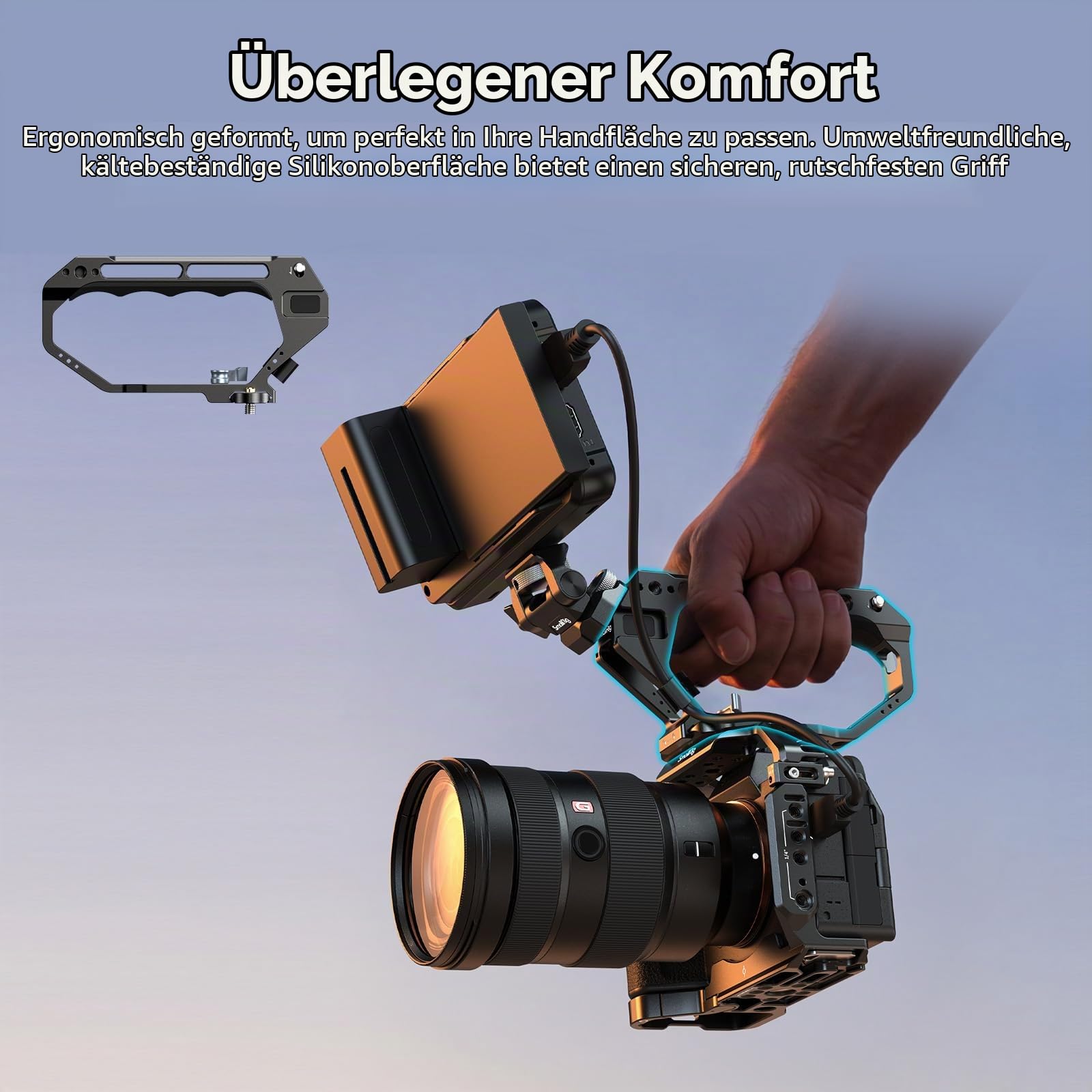 smallrig-5661-d-style-nato-rail-top-handle-mit-schnellklemme image 2