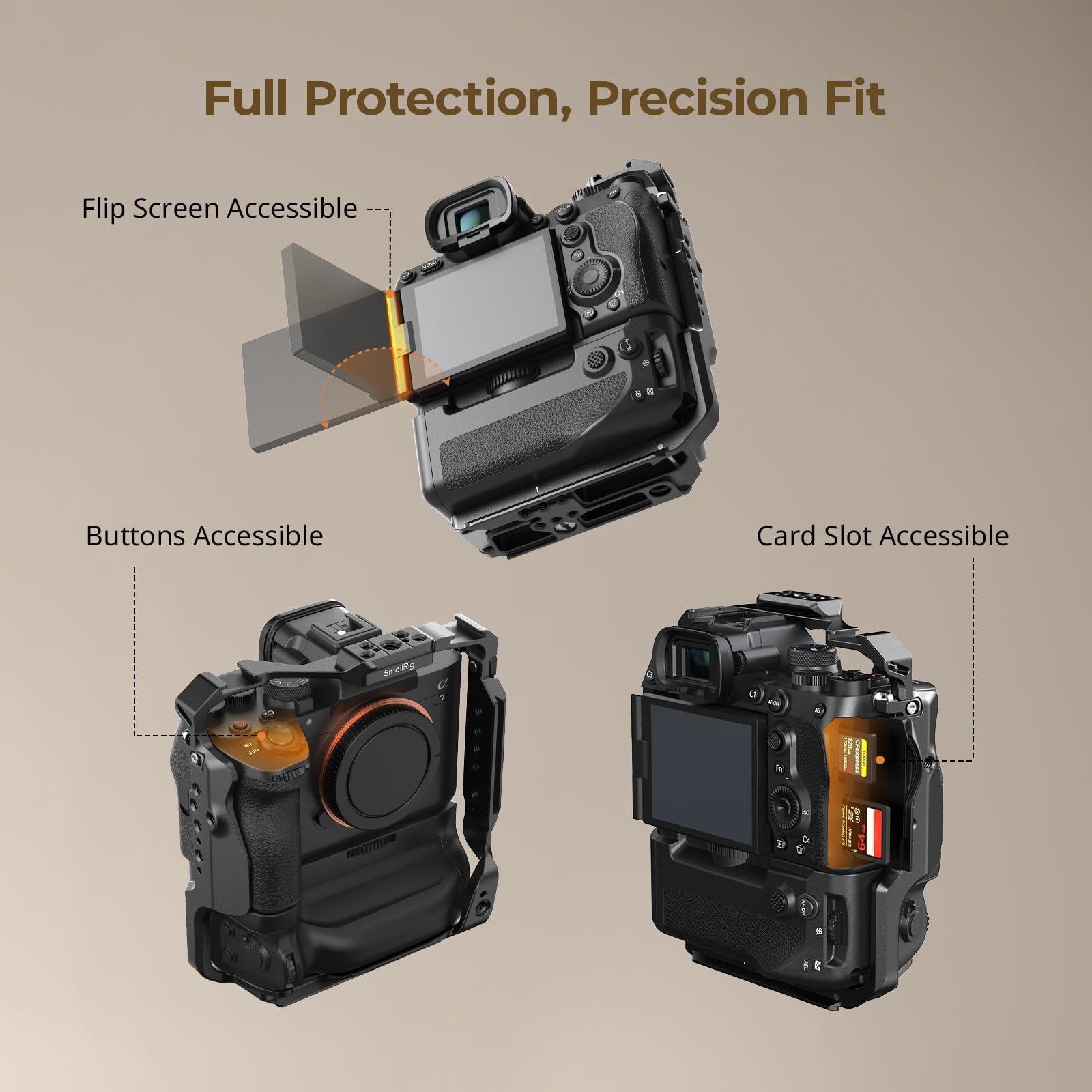 smallrig-cage-6114-f-r-sony-alpha-7r-v-7-iv-7s-iii-1-7r-iv-7-v image 2