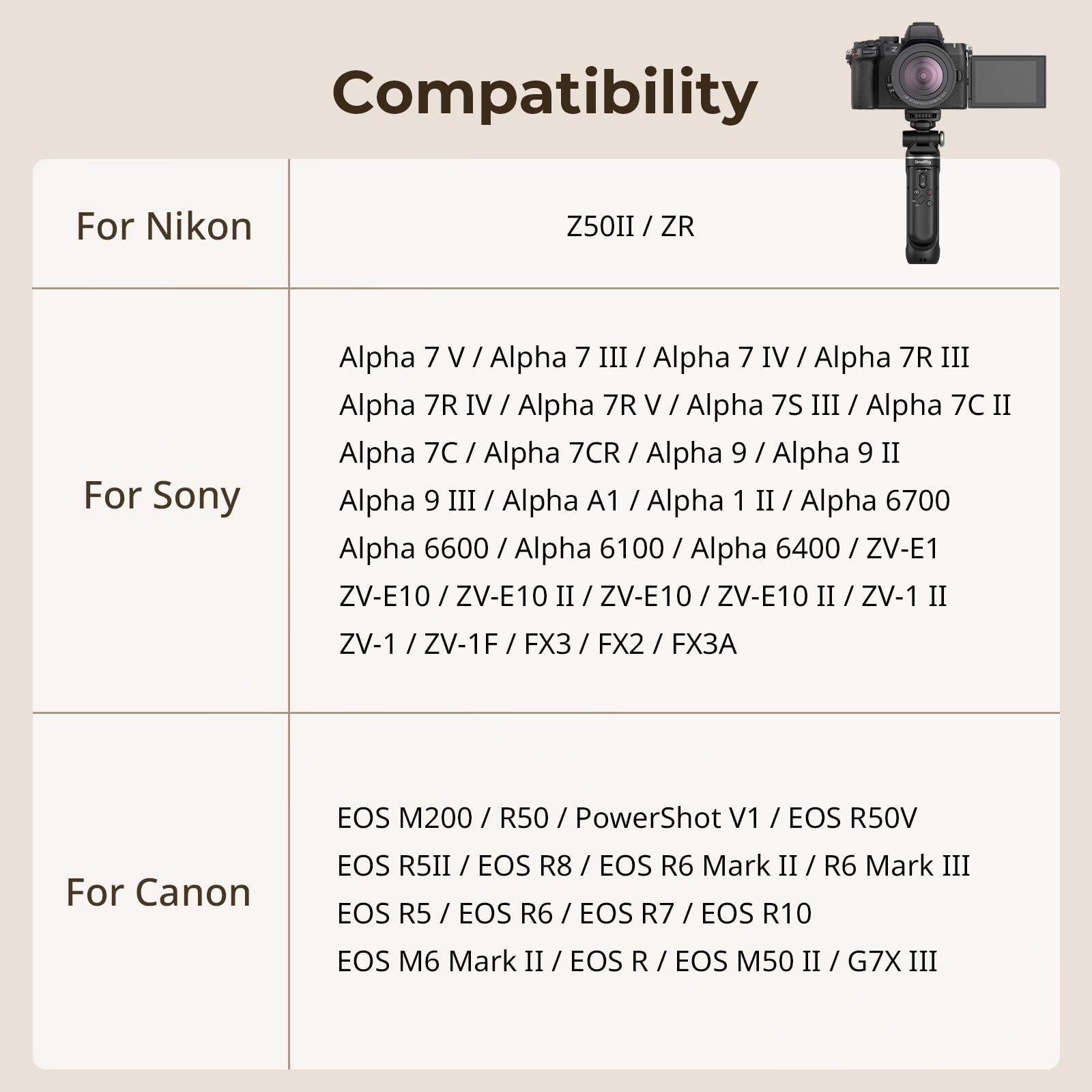 smallrig-sr-rg2-4551-kabelloser-aufnahmegriff-selfie-stick-stativ image 5