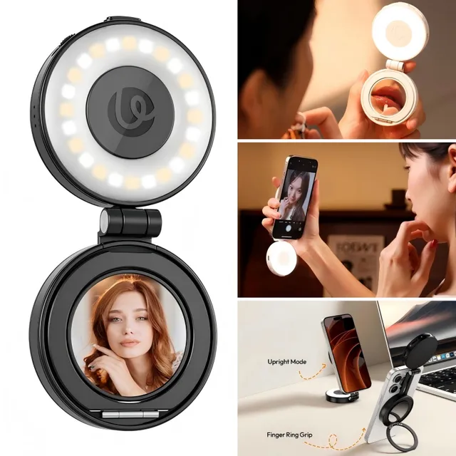 ulanzi-lm23-l238a-magnet-selfie-light-mit-spiegel-pocket-licht image 1