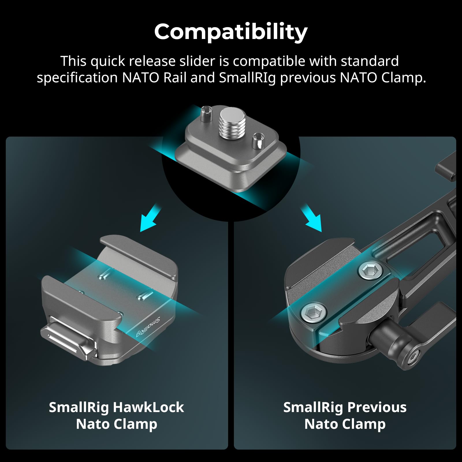 smallrig-hawklock-h21-universal-quick-release-montageplatten-set image 6