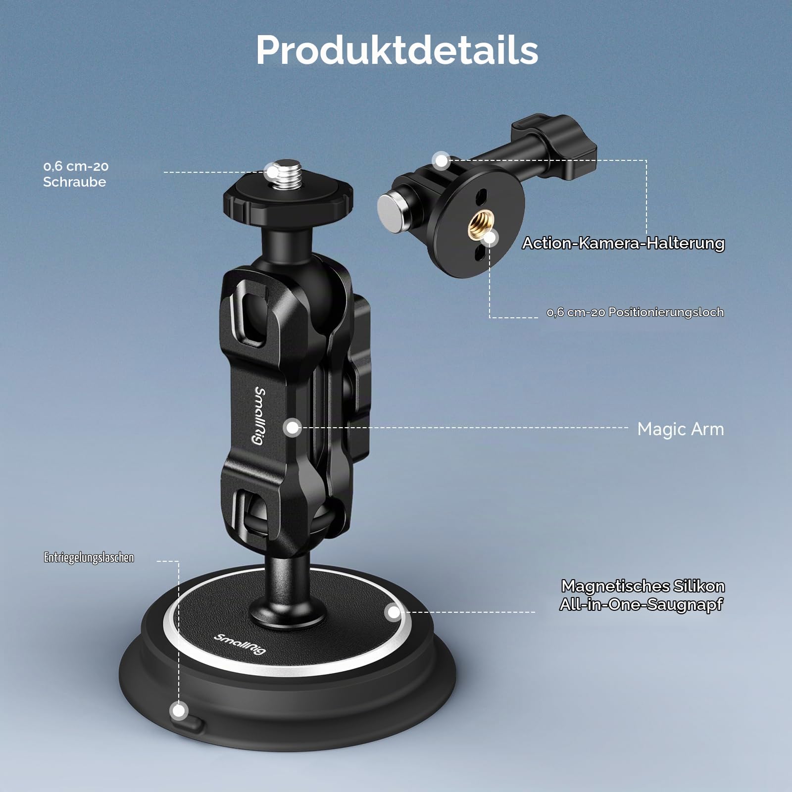 smallrig-4466-2-in-1-magnet-saugnapfhalterung-f-r-action-kameras image 7