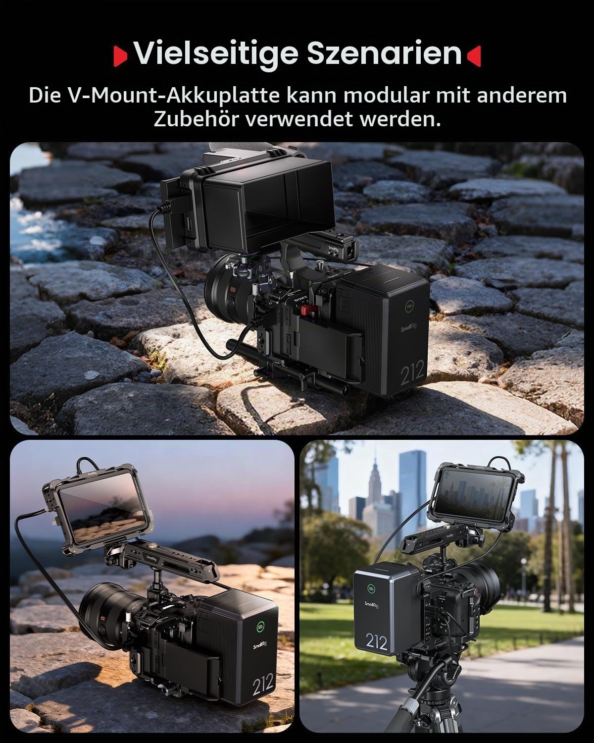 smallrig-5228-v-mount-akkuplatte-mit-lcd-schutz-d-tap-und-usb-c-65w image 7