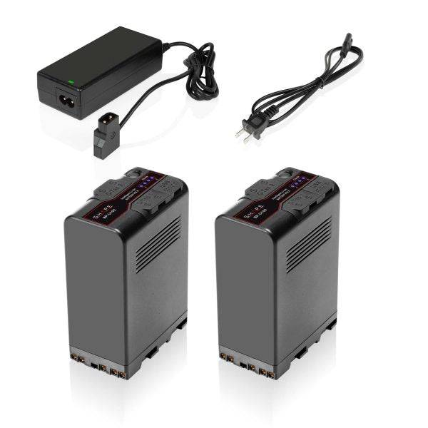 shape-sony-fx9-fx6-bp-u100-akkus-mit-travel-charger image 1