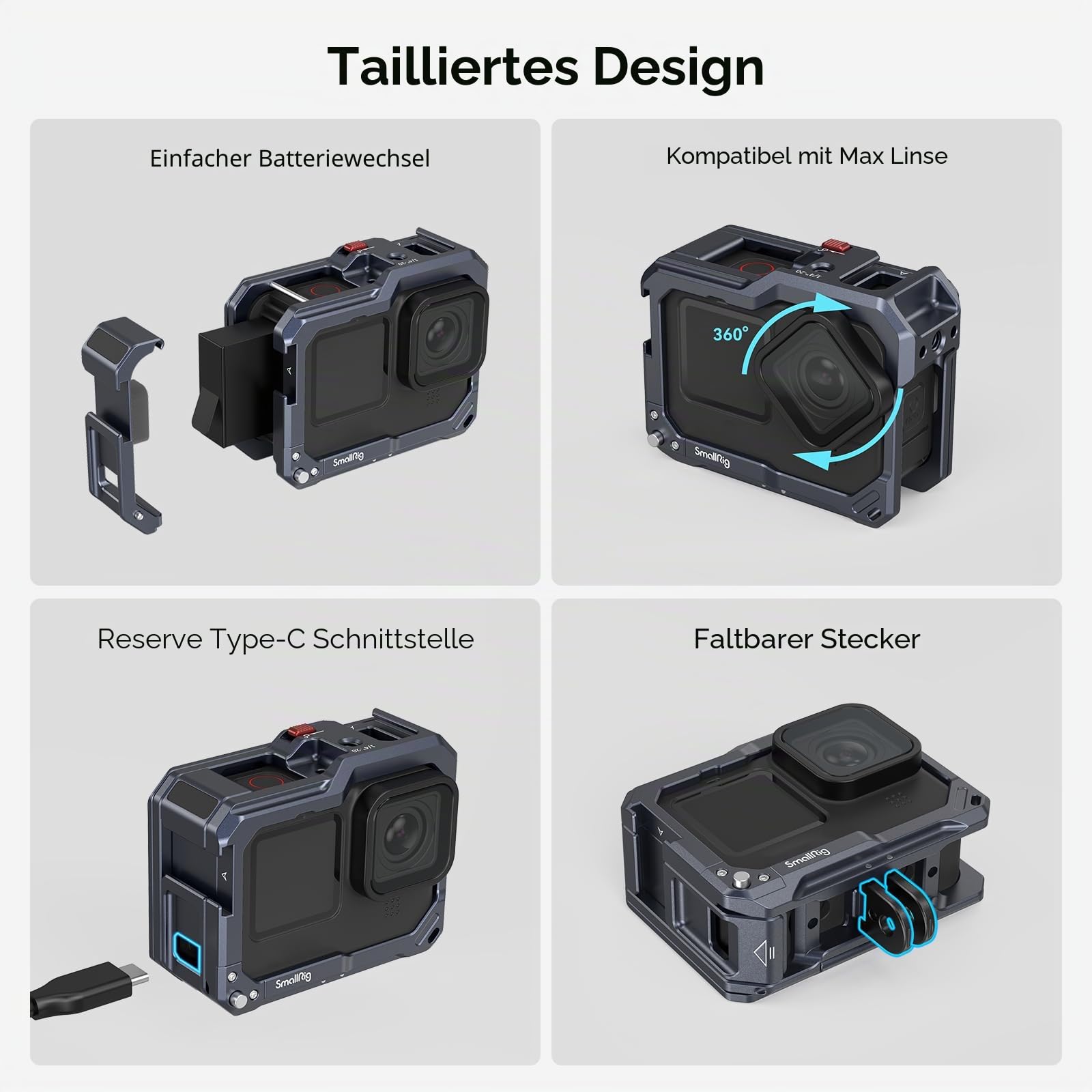 smallrig-3084c-cage-k-fig-f-r-gopro-hero-12-11-10-9-black image 4