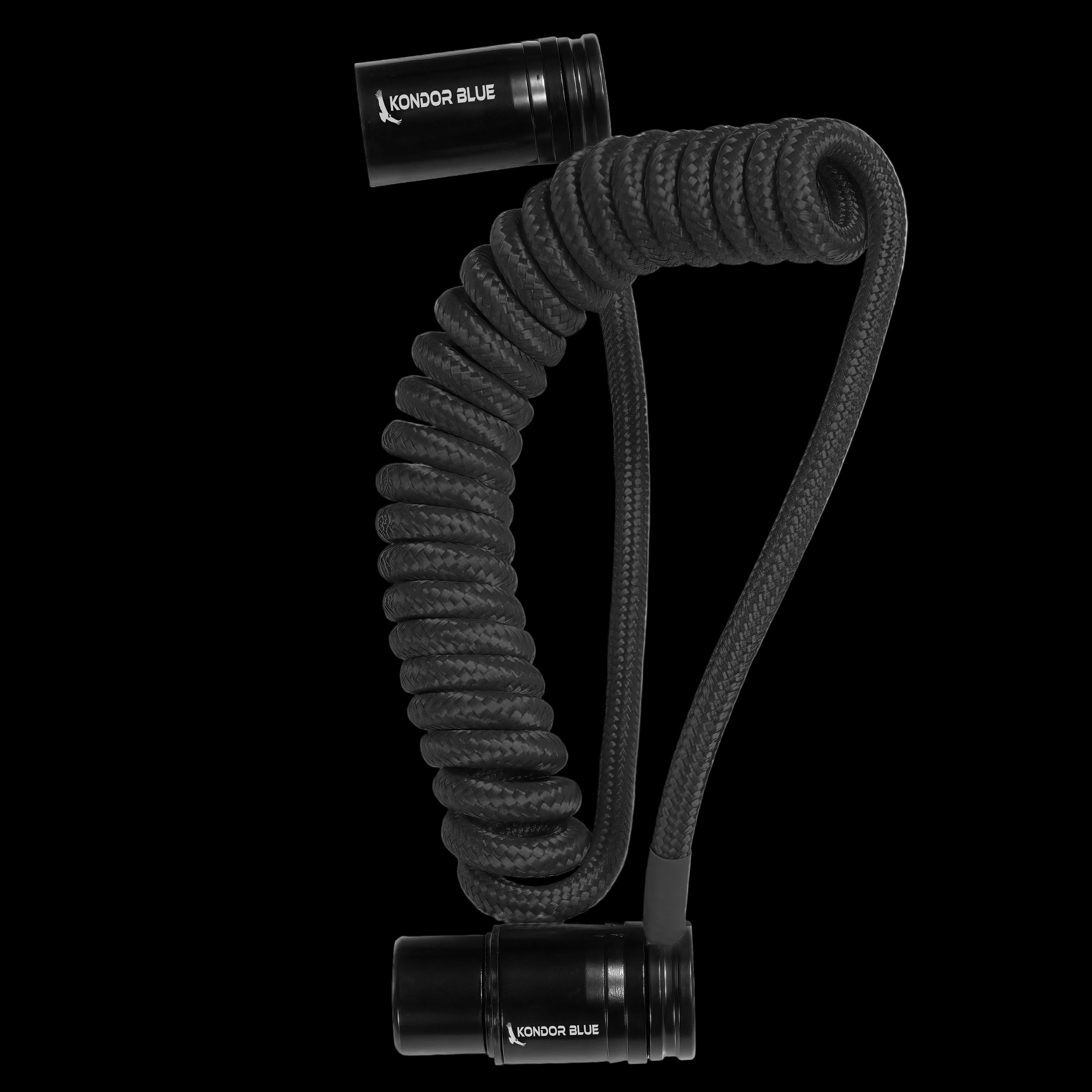 kondor-blue-12-24-zoll-coiled-low-profile-right-angle-xlr-kabel image 4
