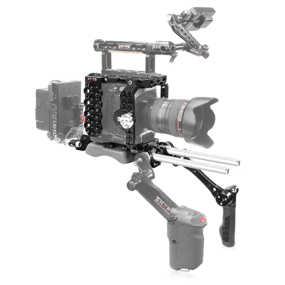 shape-pro-schulter-rig-kit-k-fig-baseplate-mit-griff-f-r-canon-eos-c400 image 1