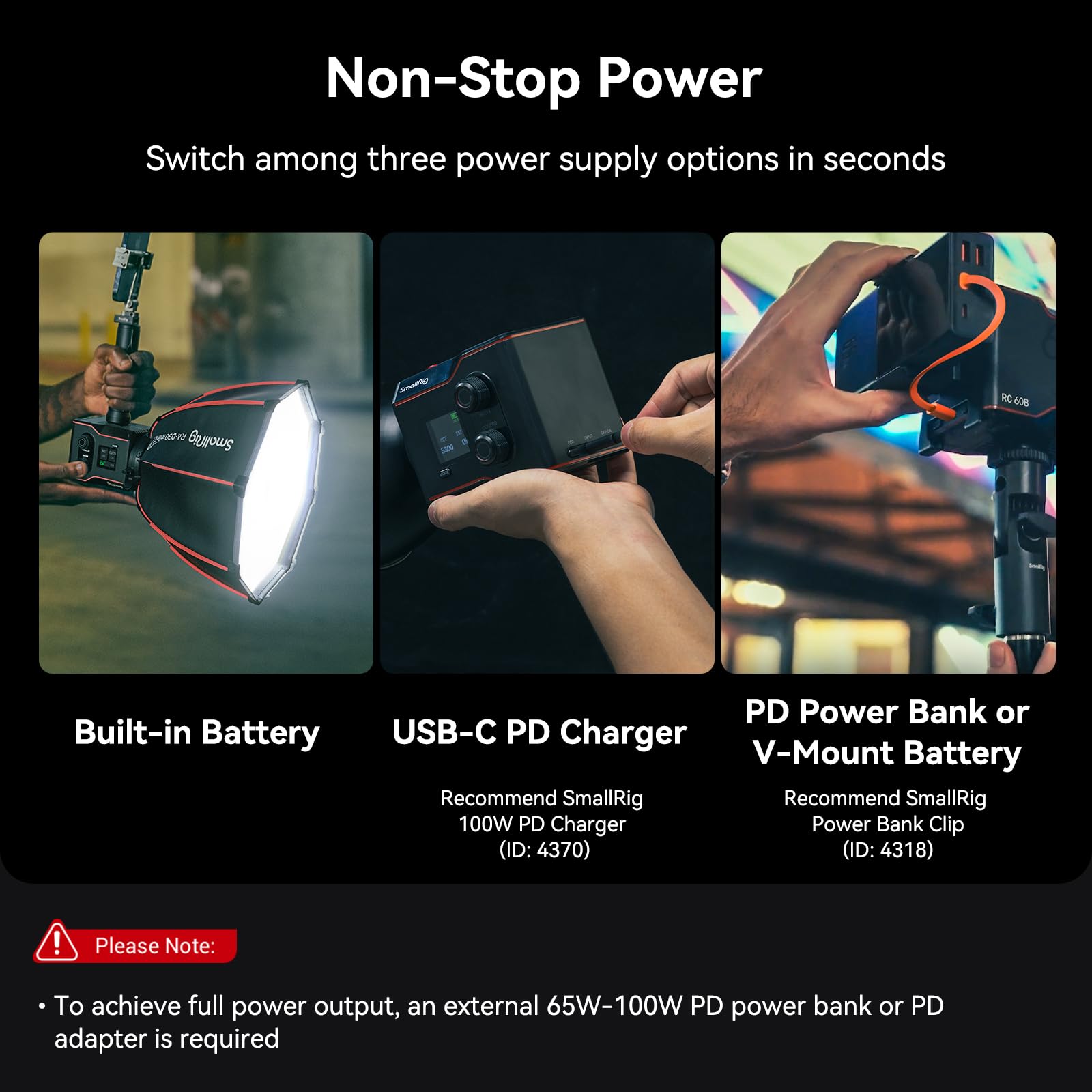 smallrig-rc-60b-4518b-cob-led-videoleuchte-bi-color-mit-akku-lite-edition image 3