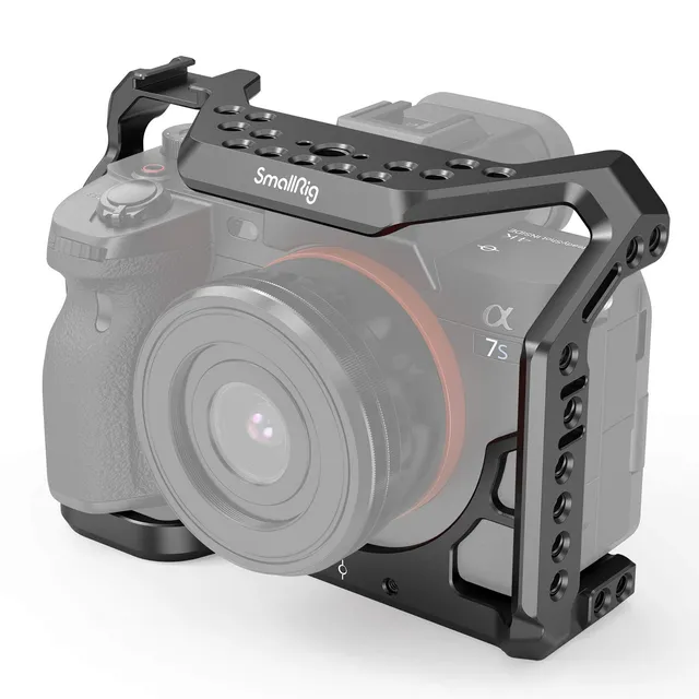 smallrig-2999-cage-k-fig-f-r-sony-a7s-iii-mit-cold-shoe-nato-schiene image 1