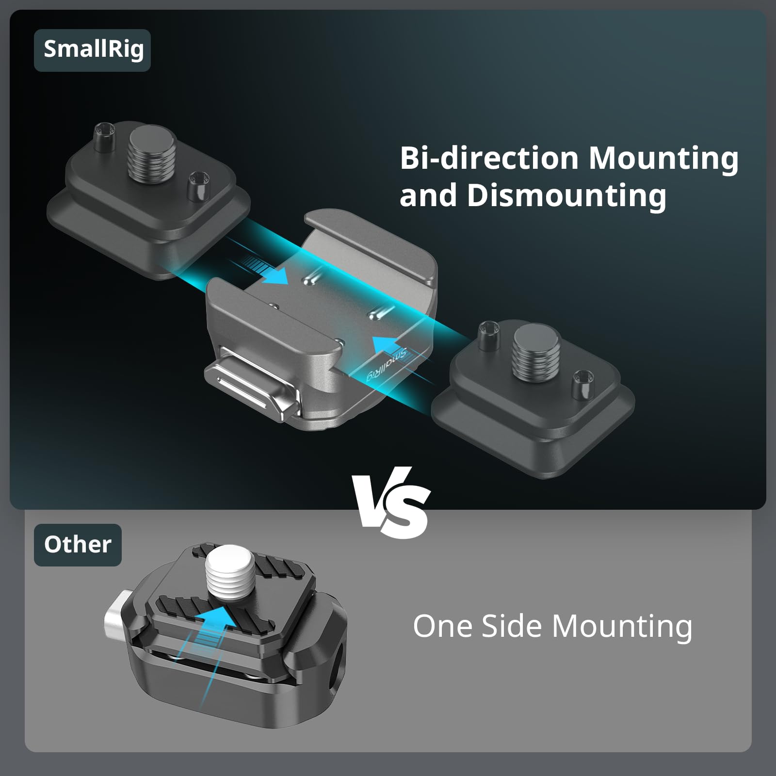 smallrig-hawklock-h21-universal-quick-release-montageplatten-set image 4