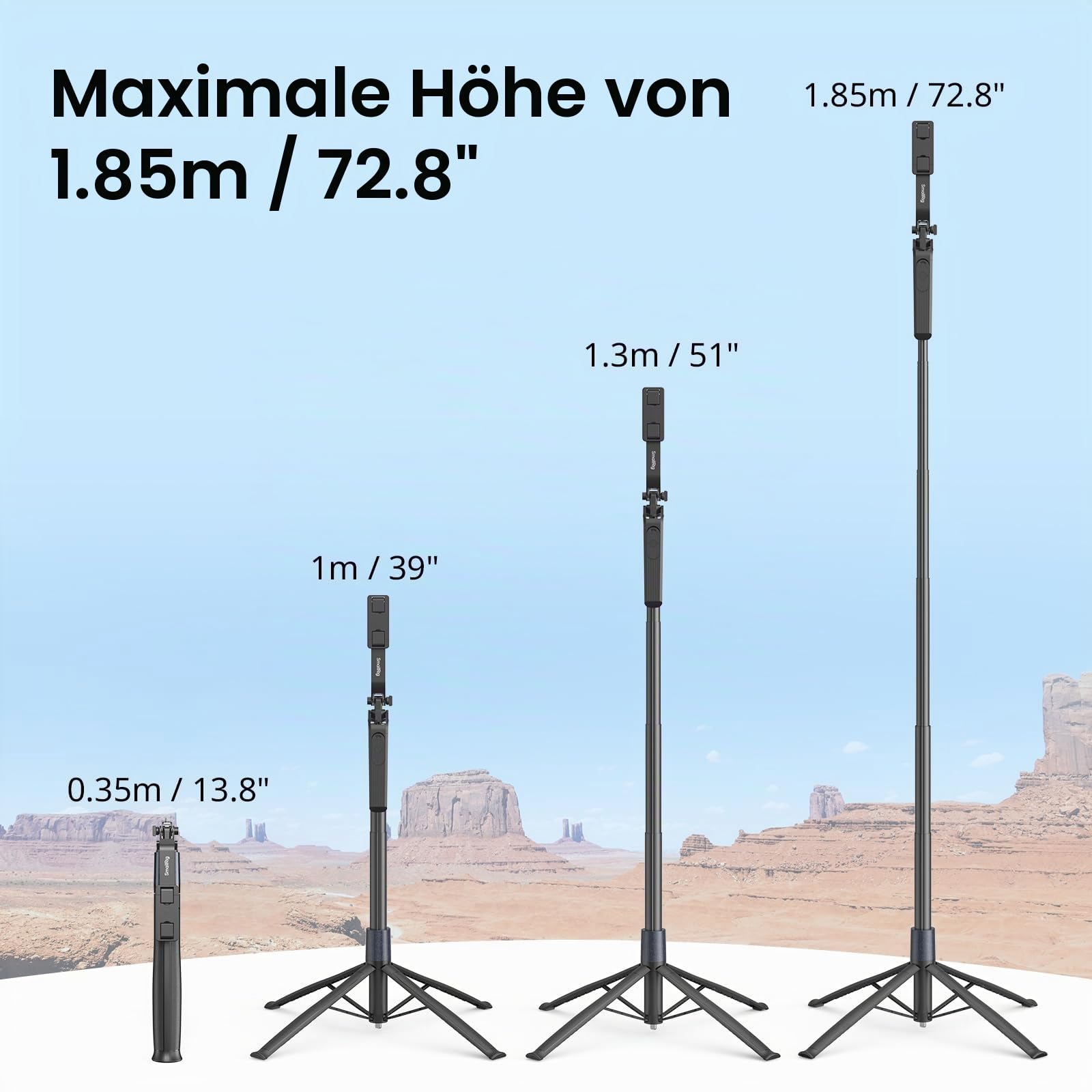 smallrig-4668-pt60-telefonstativ-185-cm-mit-bodennagel-selfie-stick-fernbedienun image 7
