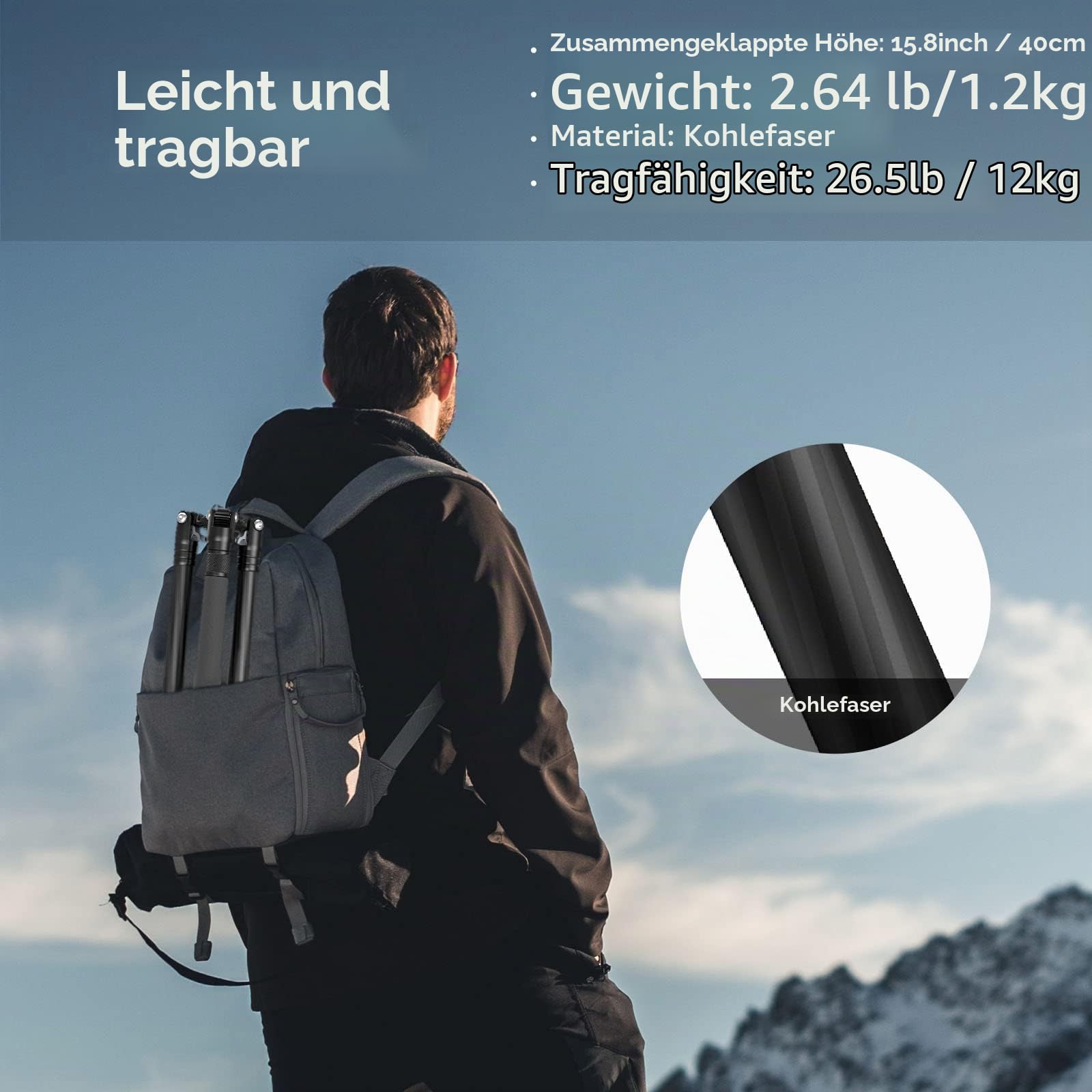 smallrig-4059-carbon-stativ-mit-mittels-ule-360-kugelkopf-und-einbeinstativ-12kg image 4