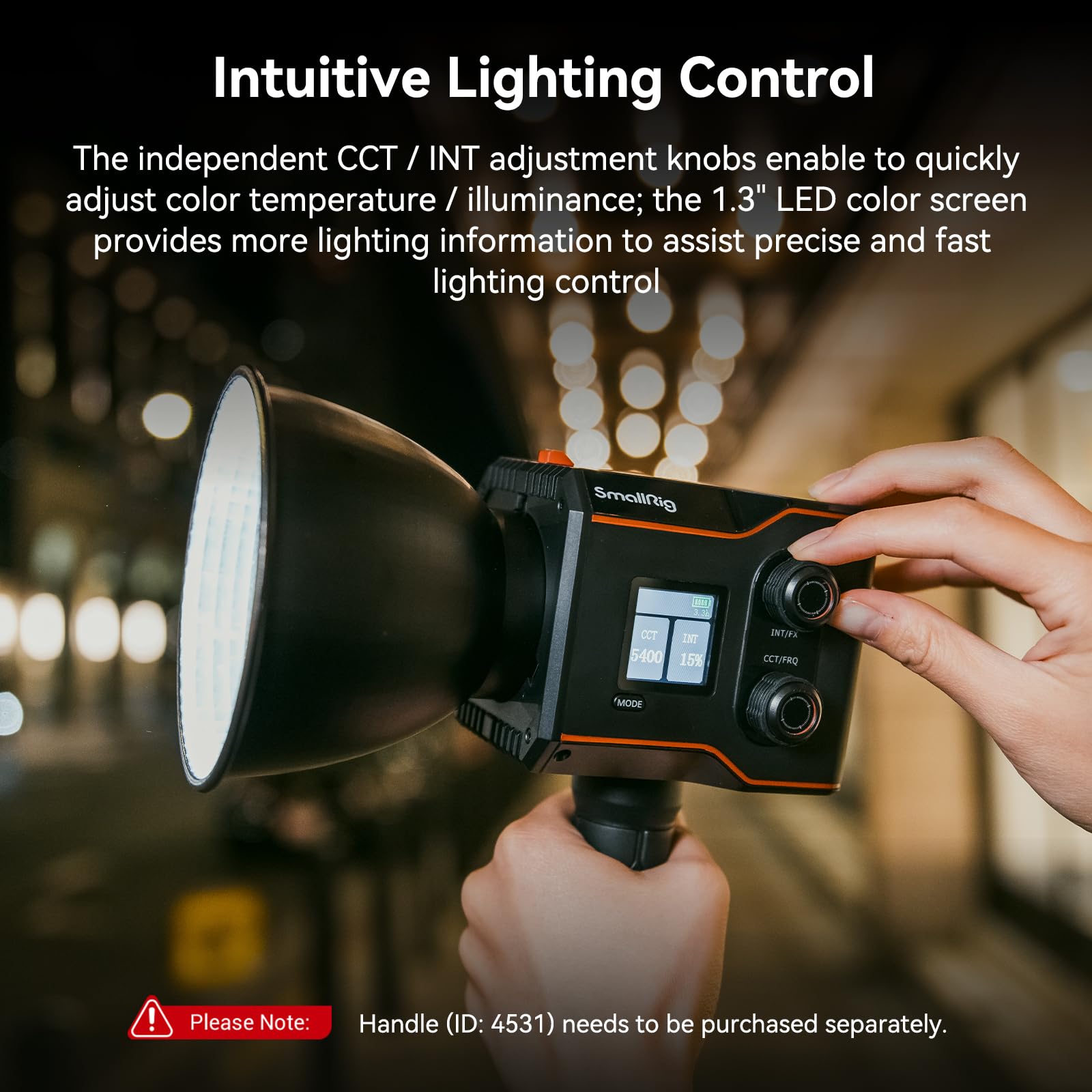 smallrig-rc-60b-4518b-cob-led-videoleuchte-bi-color-mit-akku-lite-edition image 4