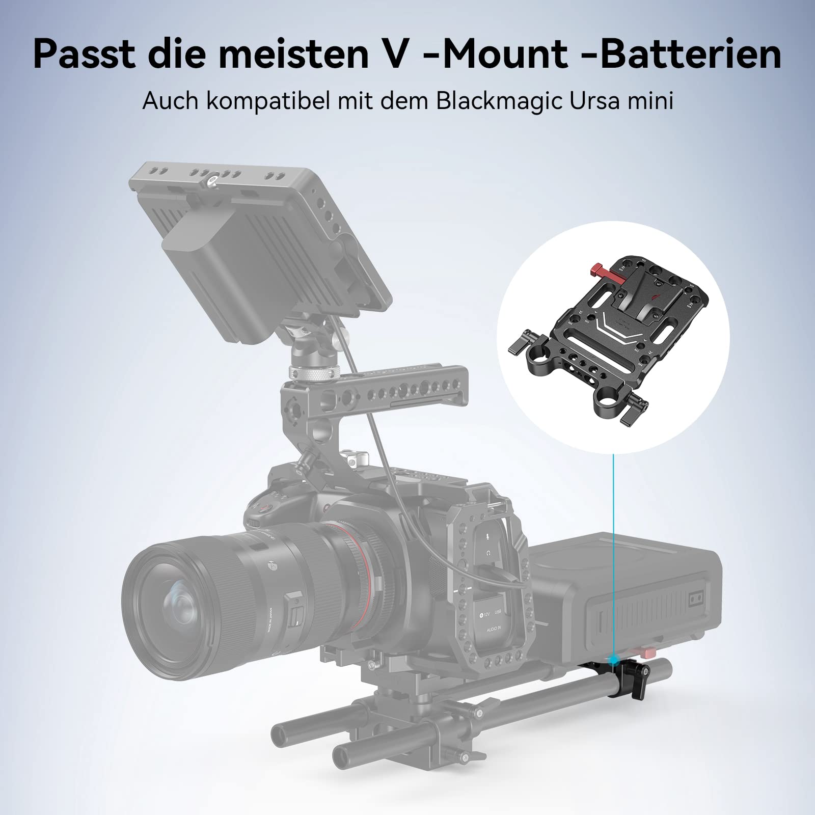 smallrig-3016-v-mount-batterieplatte-mit-dual-15mm-rod-clamp image 4