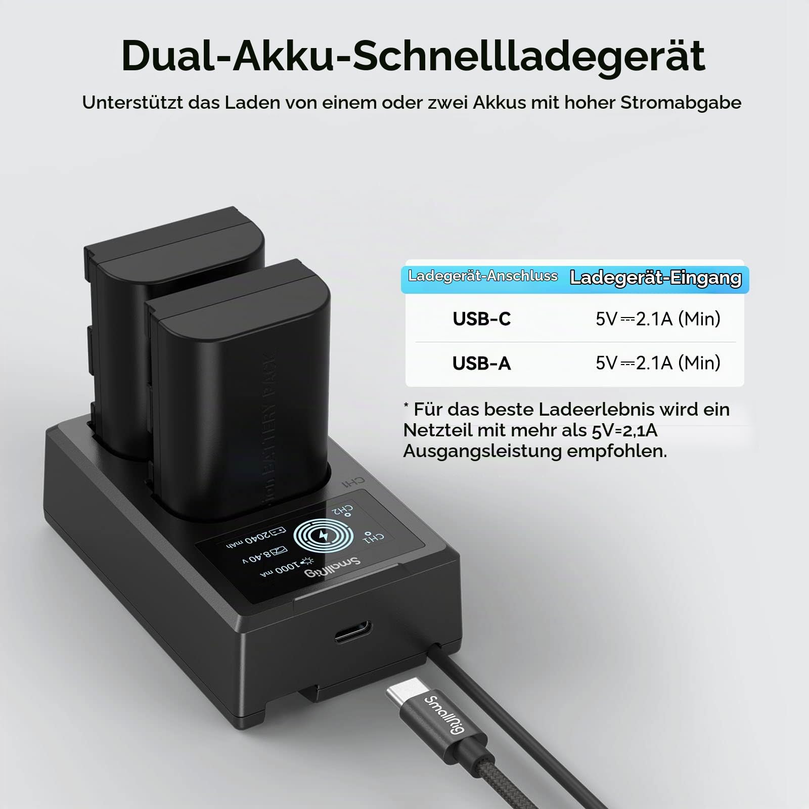 smallrig-lp-e6nh-akku-2er-pack-2040mah-lcd-ladeger-t-3821-f-r-canon image 6