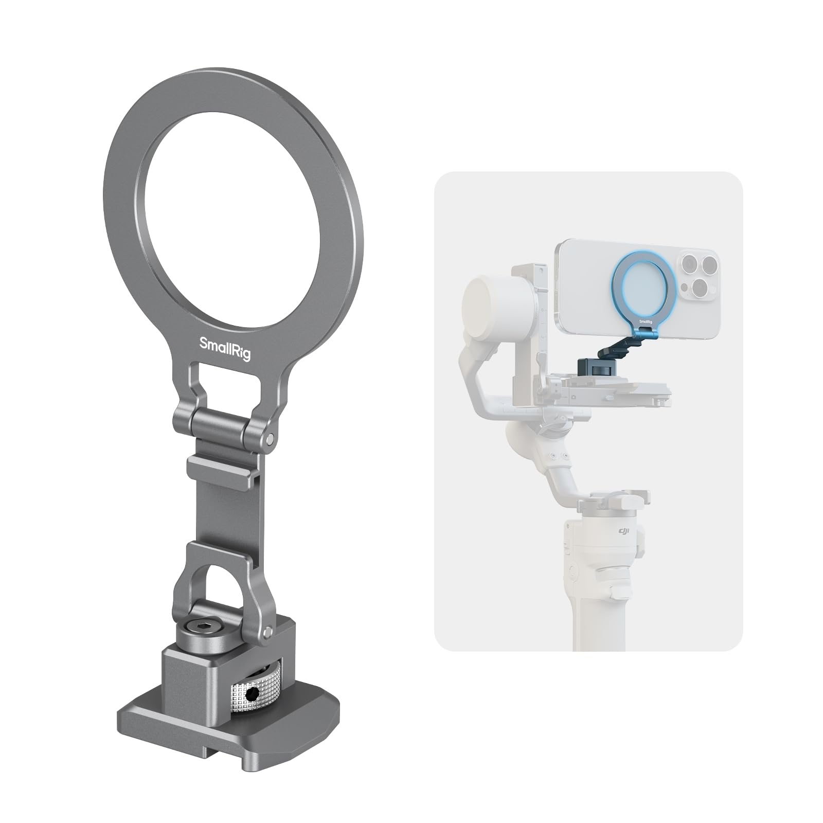 smallrig-5339-telefonhalterung-mit-cold-shoe-f-r-arca-swiss-handyhalter-mit-mags image 1