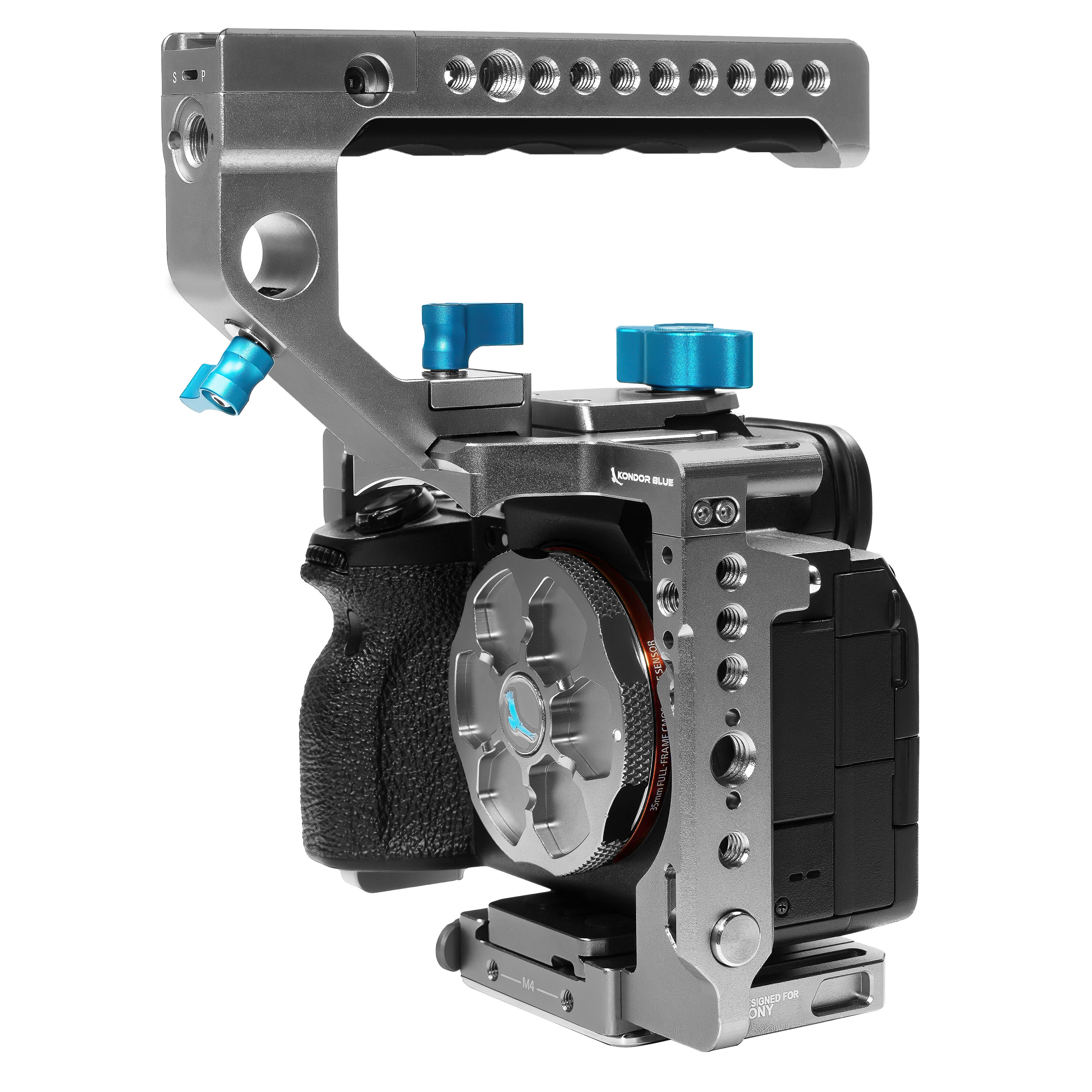 kondor-blue-sony-a1-a7-serie-cage-a1-a7s-iii-a7-iv-a7r-iv-a7r-v-mit-top-handle image 2