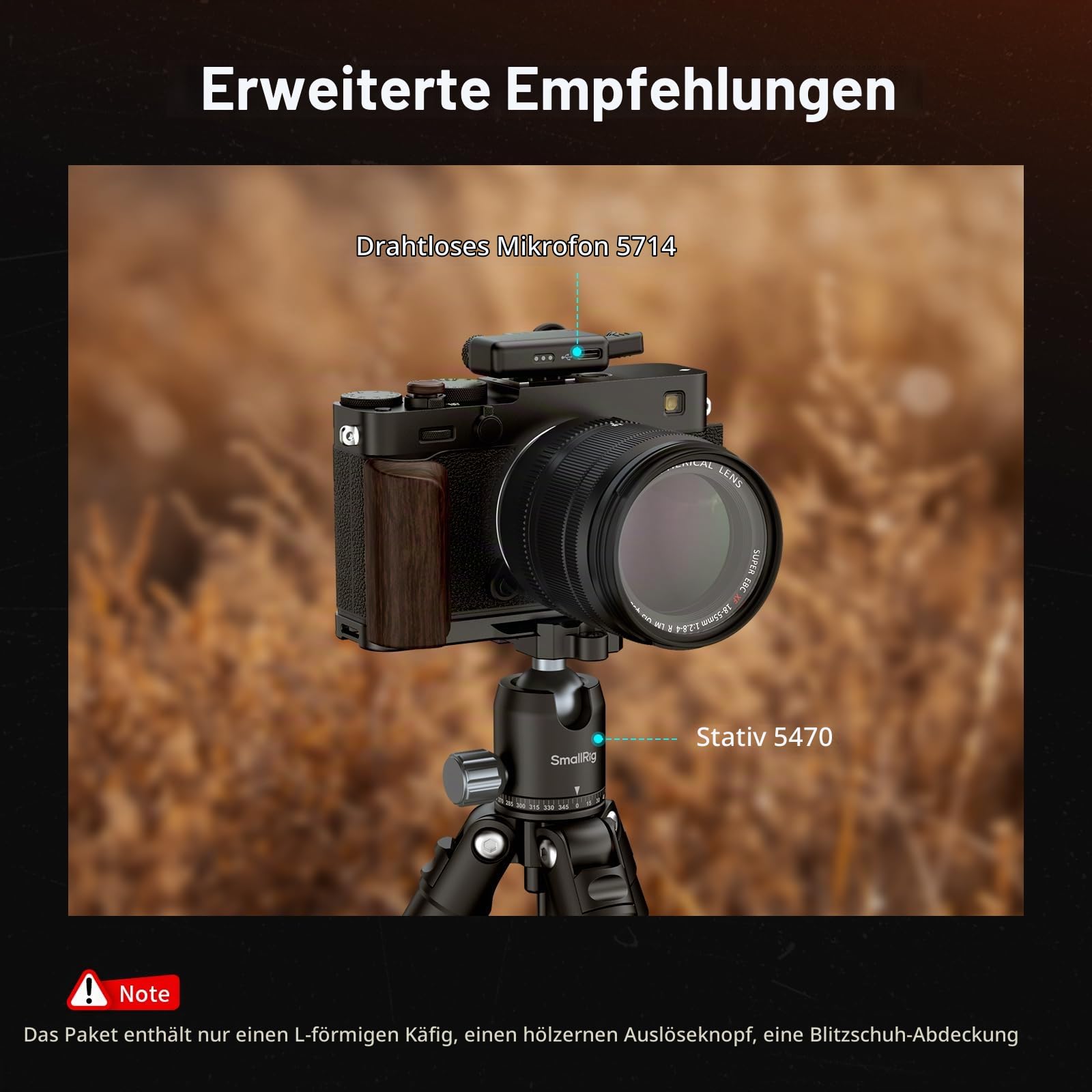 smallrig-6237-ebenholz-l-griff-schwarz-f-r-fujifilm-x-e5-mit-arca-platte image 8