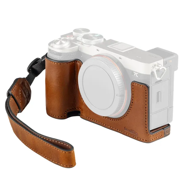 smallrig-5015-kamera-ledertaschen-set-halbtasche-f-r-sony-alpha-7c-ii-7cr image 1