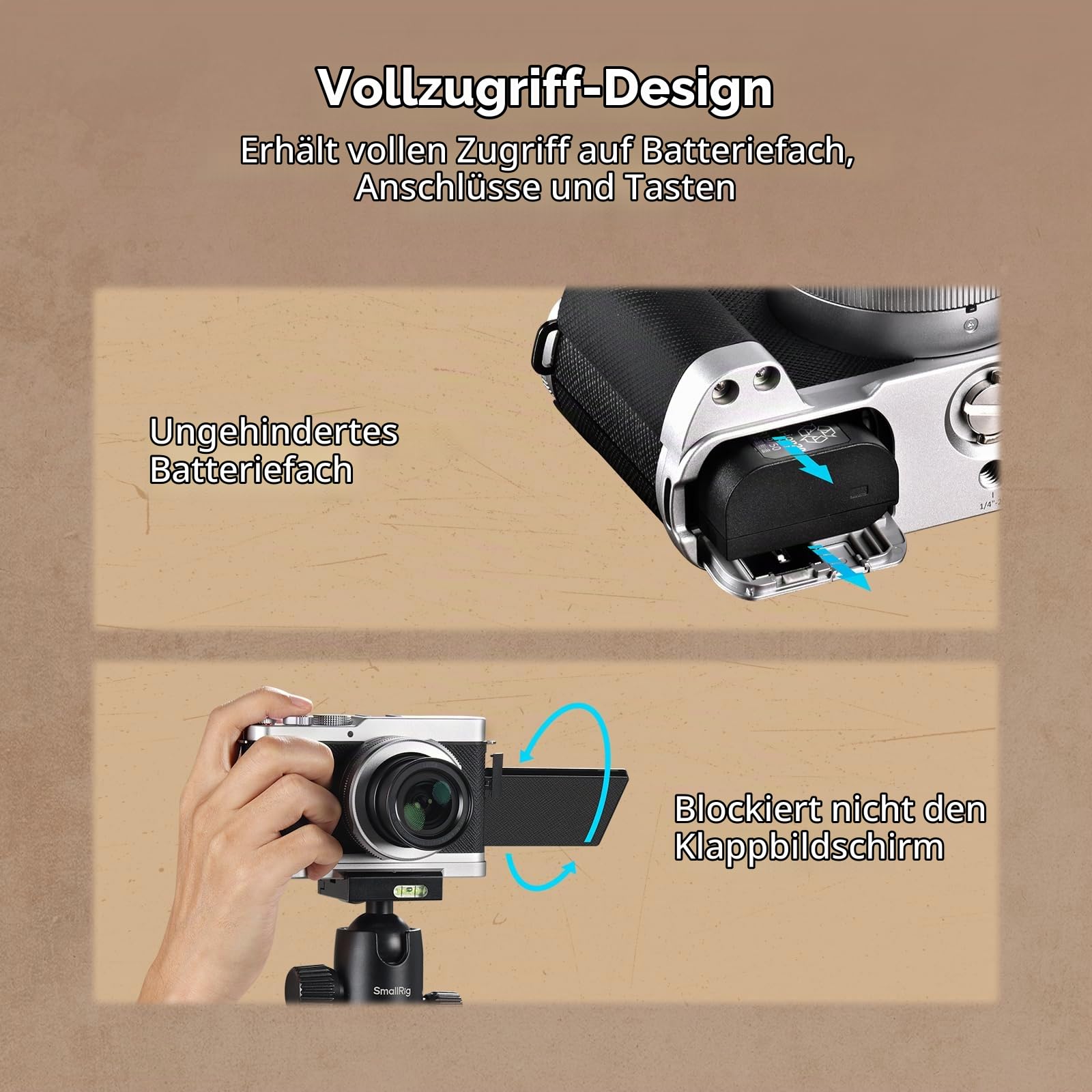 smallrig-5701-l-f-rmiger-griff-f-r-panasonic-lumix-l10-silber image 6
