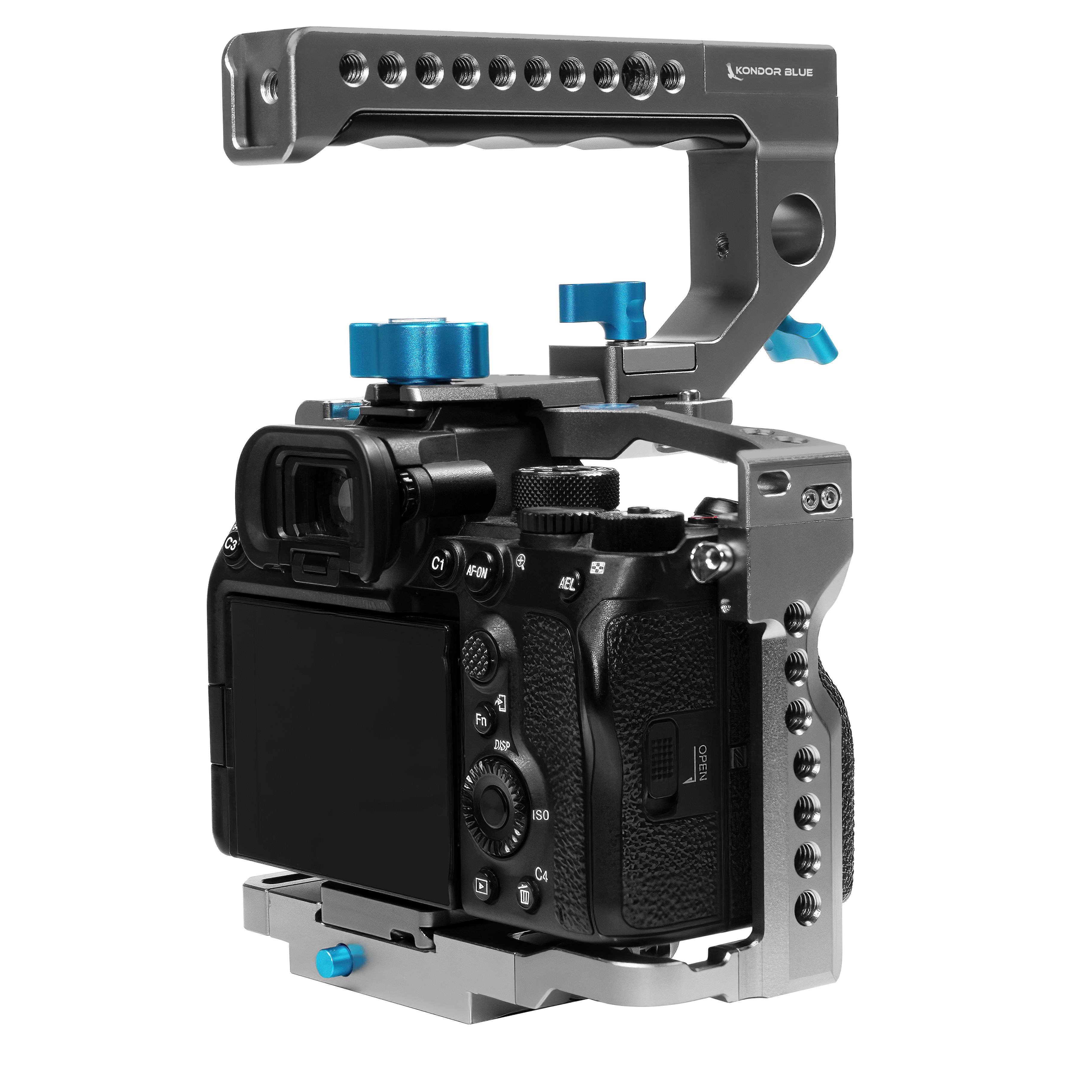 kondor-blue-sony-a1-a7-serie-cage-a1-a7s-iii-a7-iv-a7r-iv-a7r-v-mit-top-handle image 5