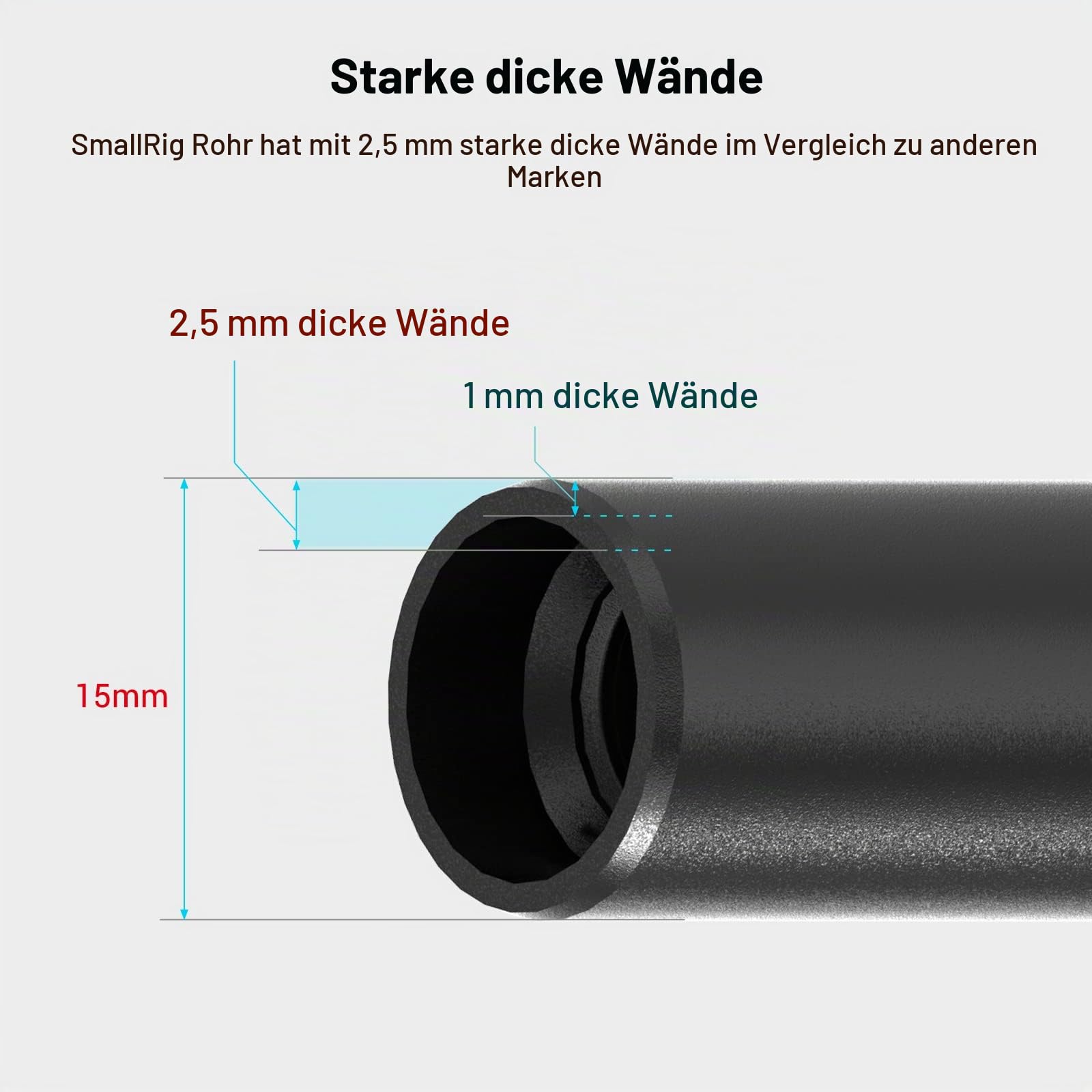 smallrig-15mm-rod-set-1659-aluminium-20cm-30cm-m12-f-r-rig-matte-box-follow-focu image 3