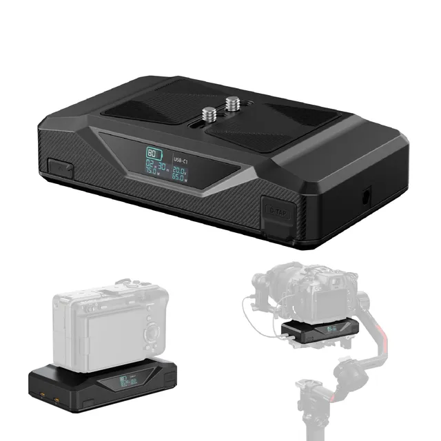 smallrig-basis-akku-cb75-4826-73-8-wh-kamera-basisakku-mit-65w-usb-c image 1