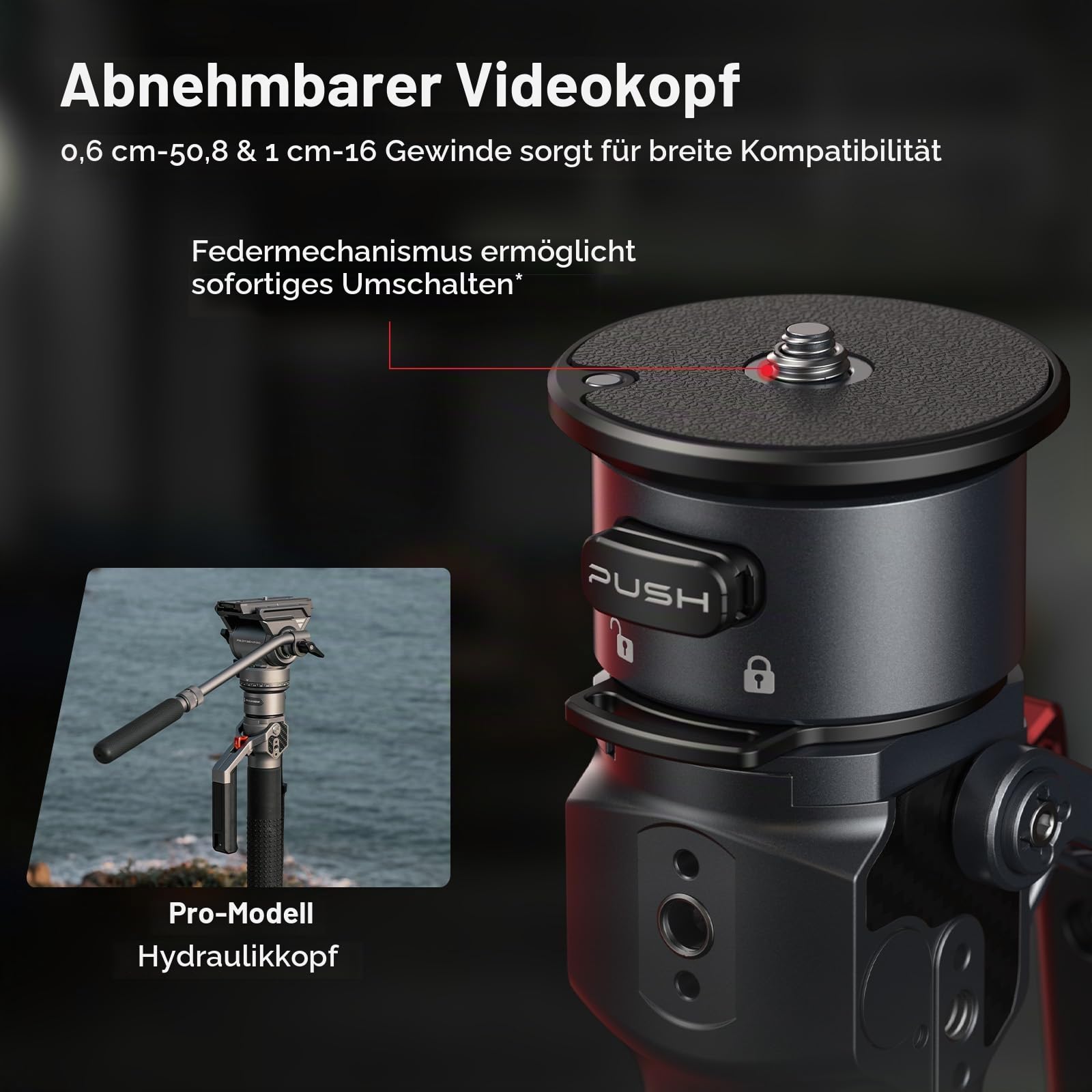 smallrig-5565-carbon-video-monopod-pro-175cm-mit-fluidkopf image 5