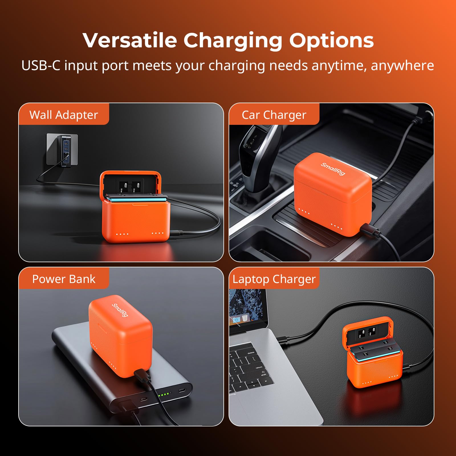 smallrig-5923-2-kanal-akkuladeger-t-f-r-insta360-x5-orange image 6
