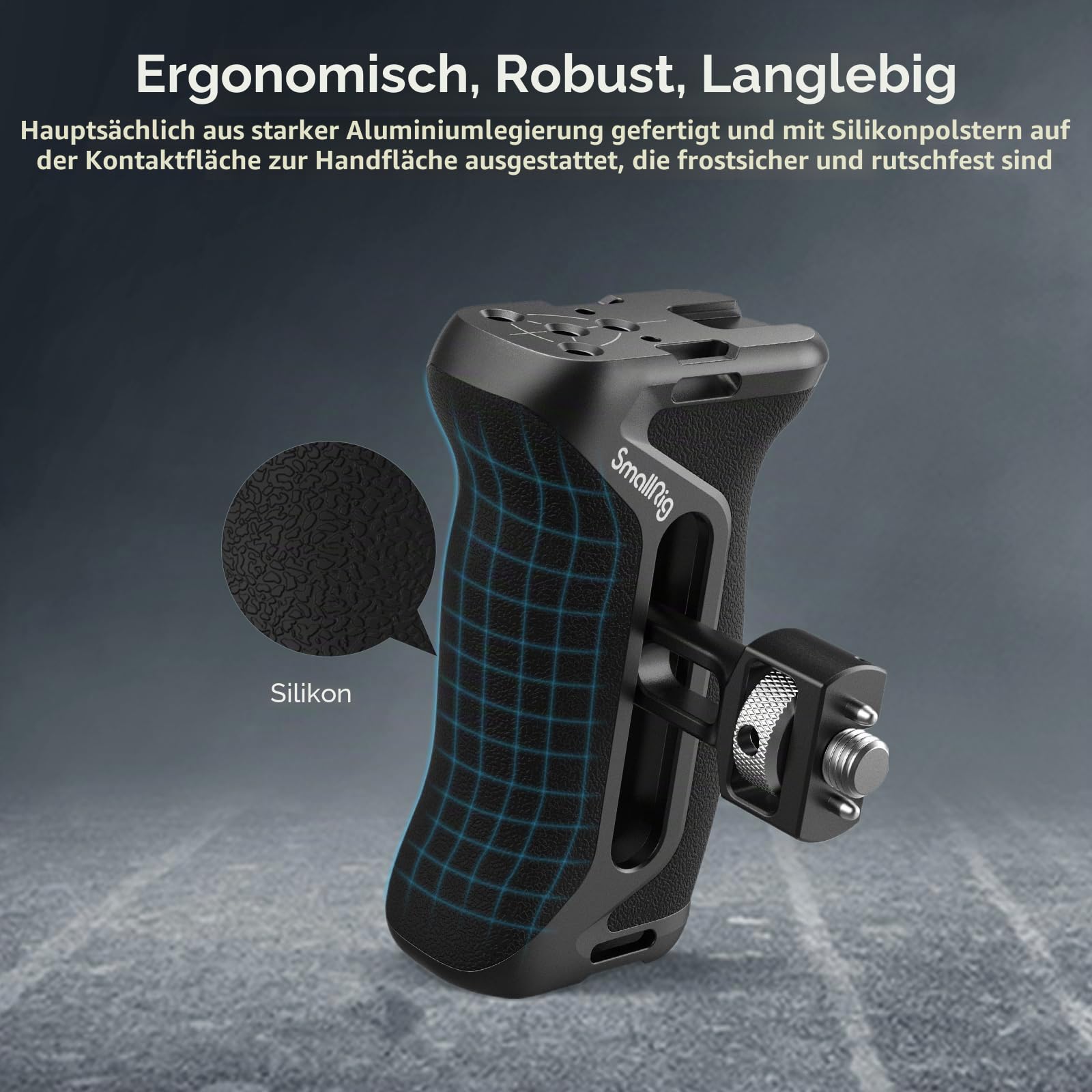 smallrig-4016-locating-side-handle-3-8-16-arri-verstellbar-36mm-mit-cold-shoe-f- image 8