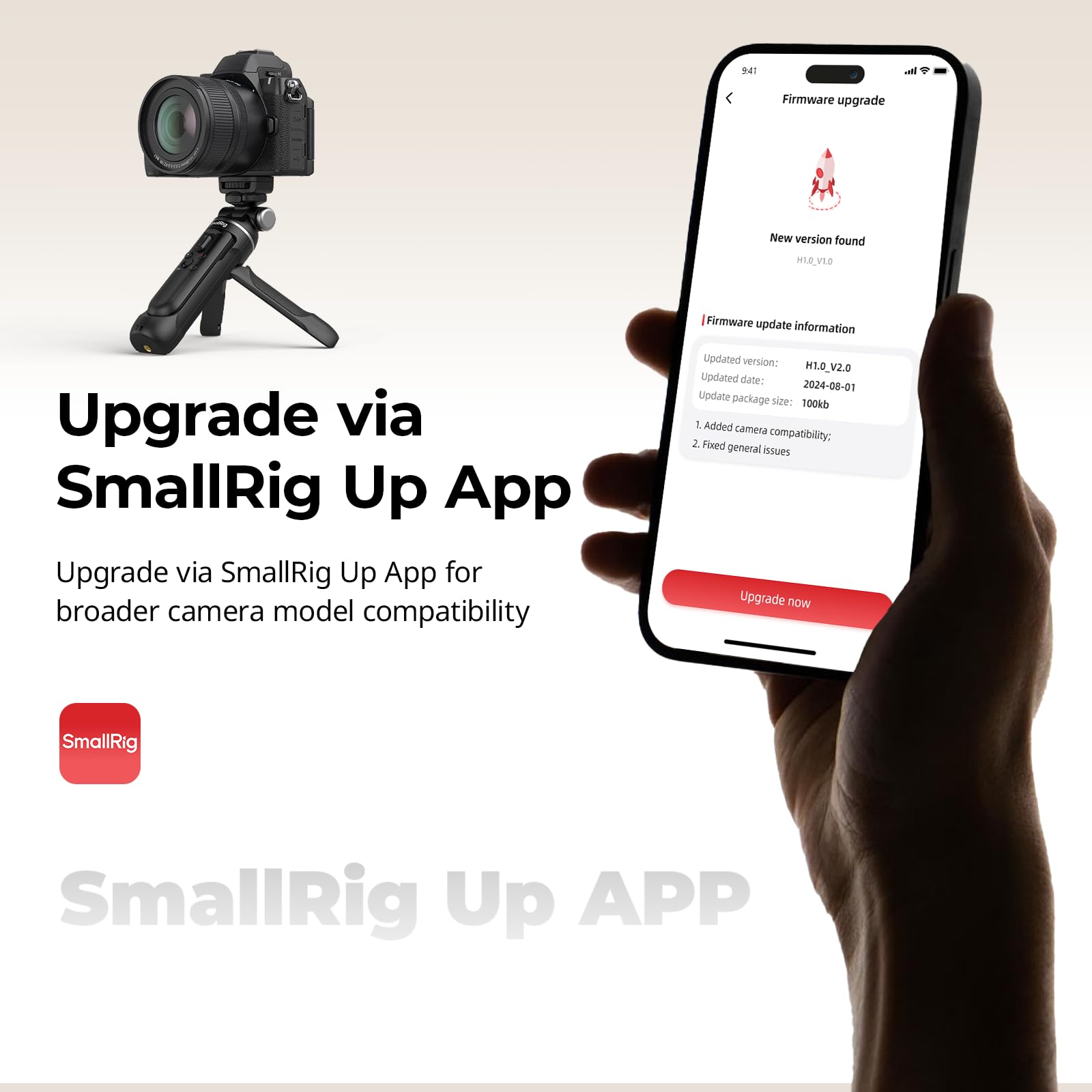 smallrig-sr-rg2-4551-kabelloser-aufnahmegriff-selfie-stick-stativ image 8