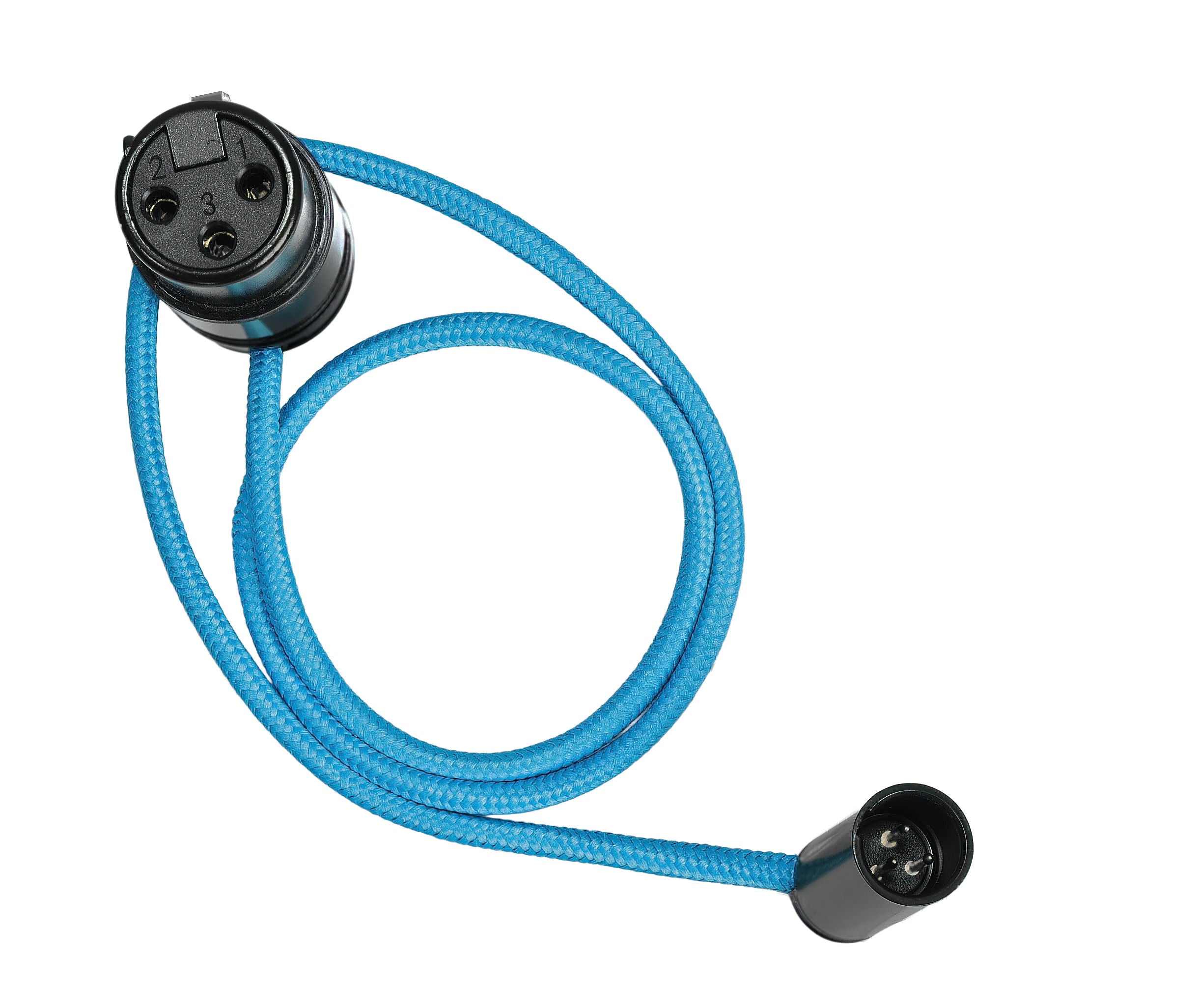 kondor-blue-mini-xlr-male-auf-xlr-female-audio-kabel-17-43-cm image 2