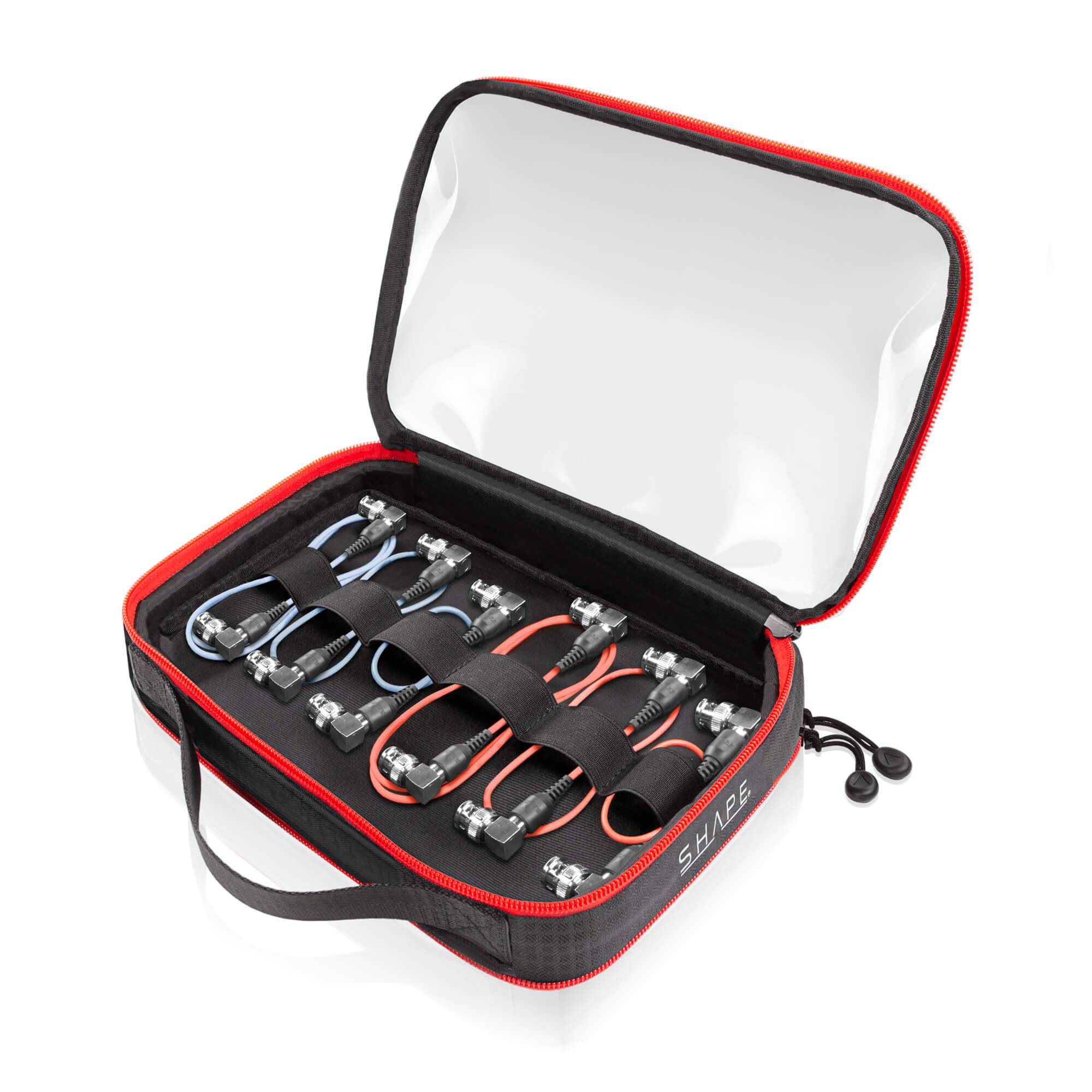 shape-two-sided-organizer-cable-pouch-mit-12x-skinny-90-bnc-kabel-kit image 1