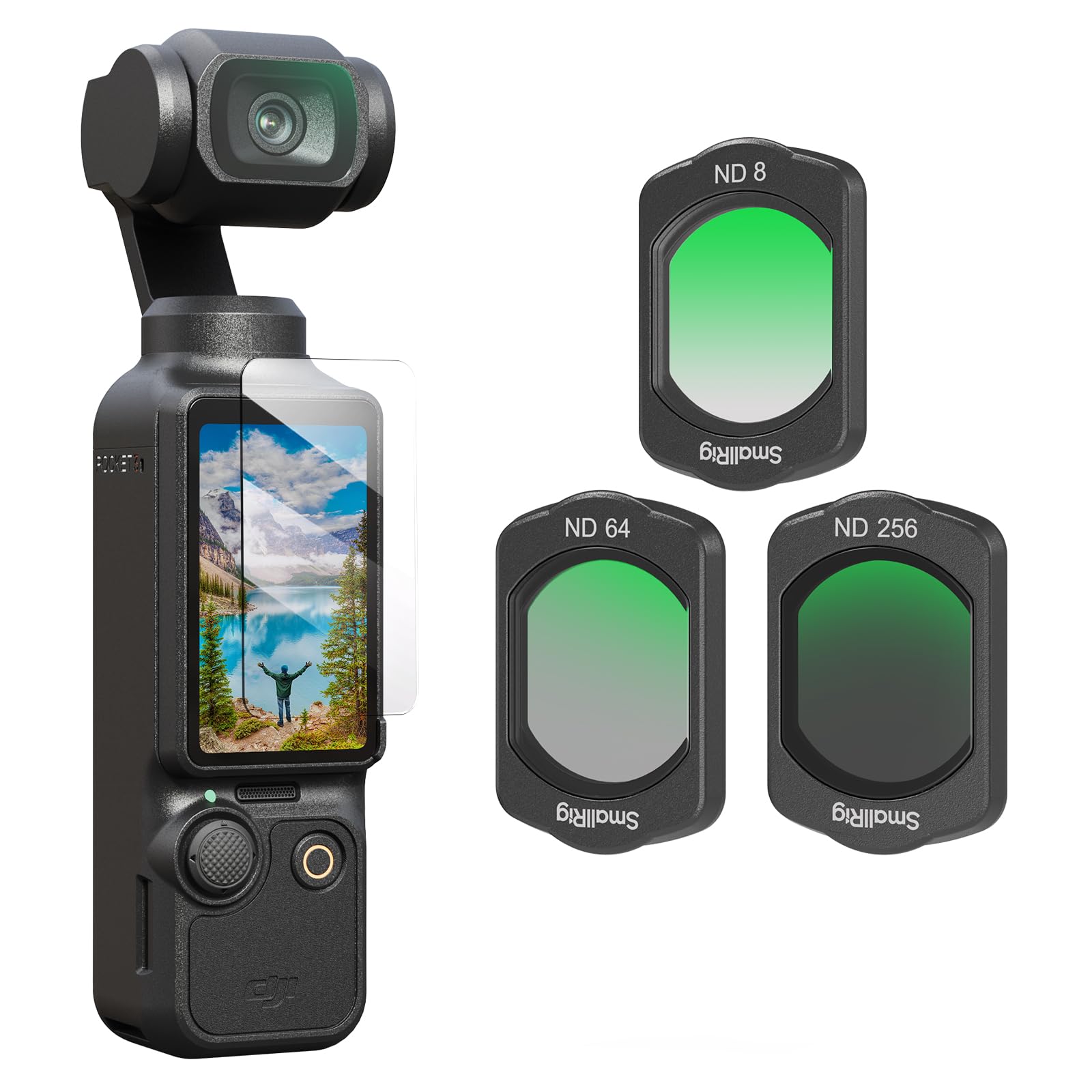 smallrig-4774-magnetisches-nd-filterset-nd8-nd64-nd256-f-r-dji-osmo-pocket-3 image 1