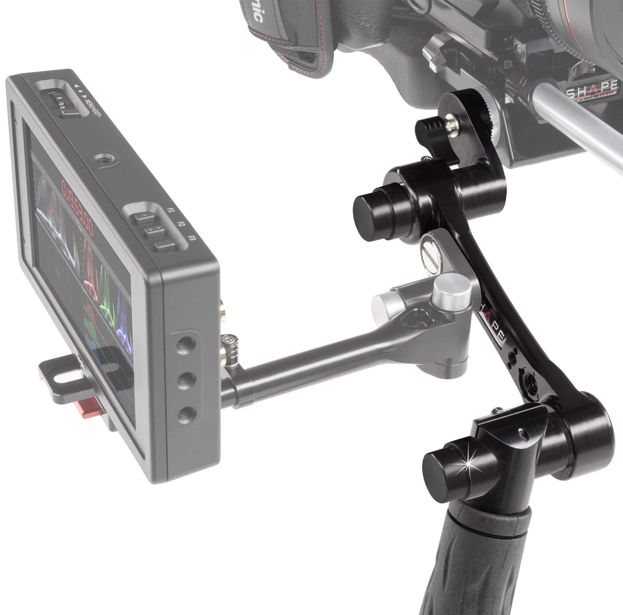 shape-double-quick-handle-arri-rosette-single-black-handgriff image 6