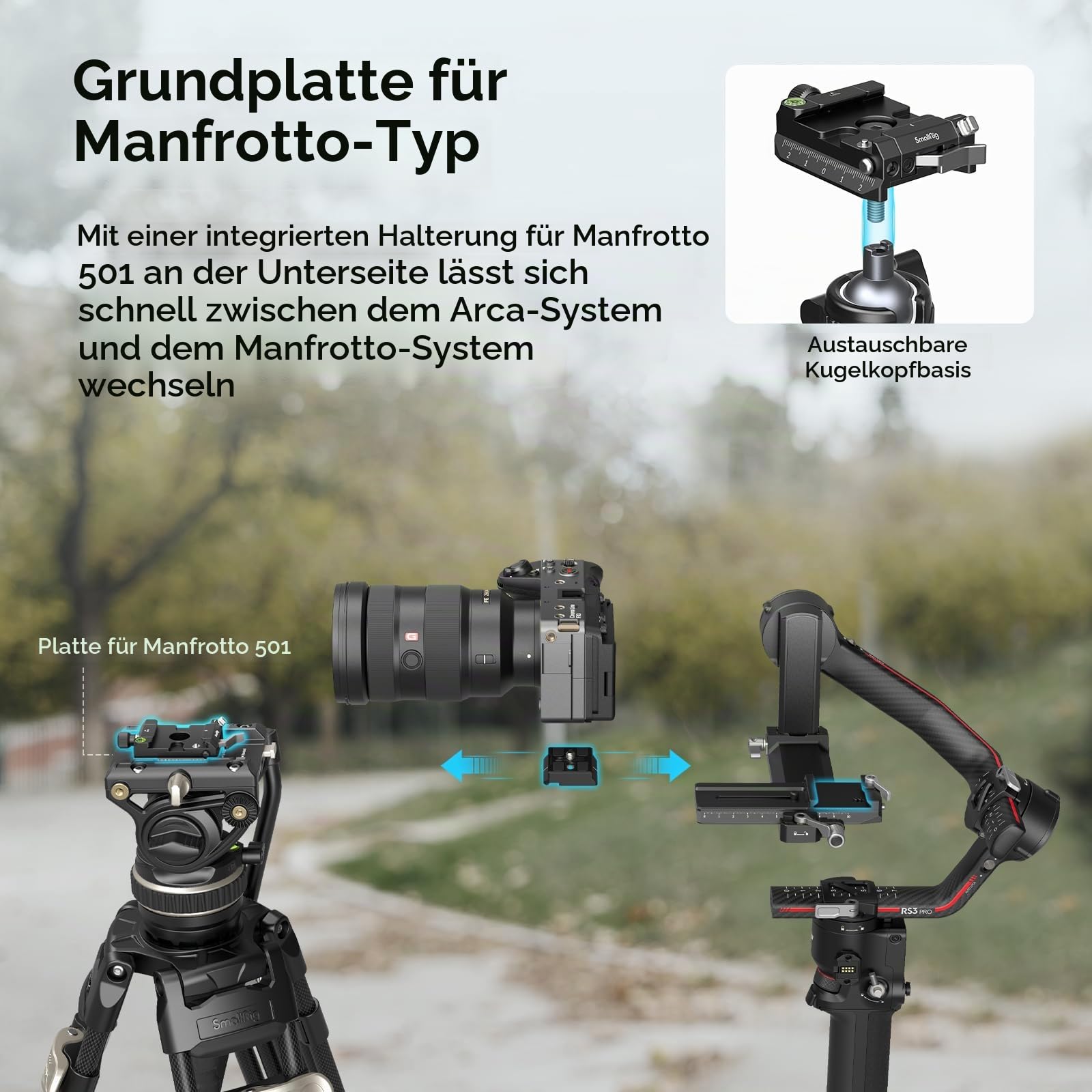 smallrig-4234-schnellwechselplatte-und-klemme-f-r-arca-swiss-manfrotto-501pl-mit image 6