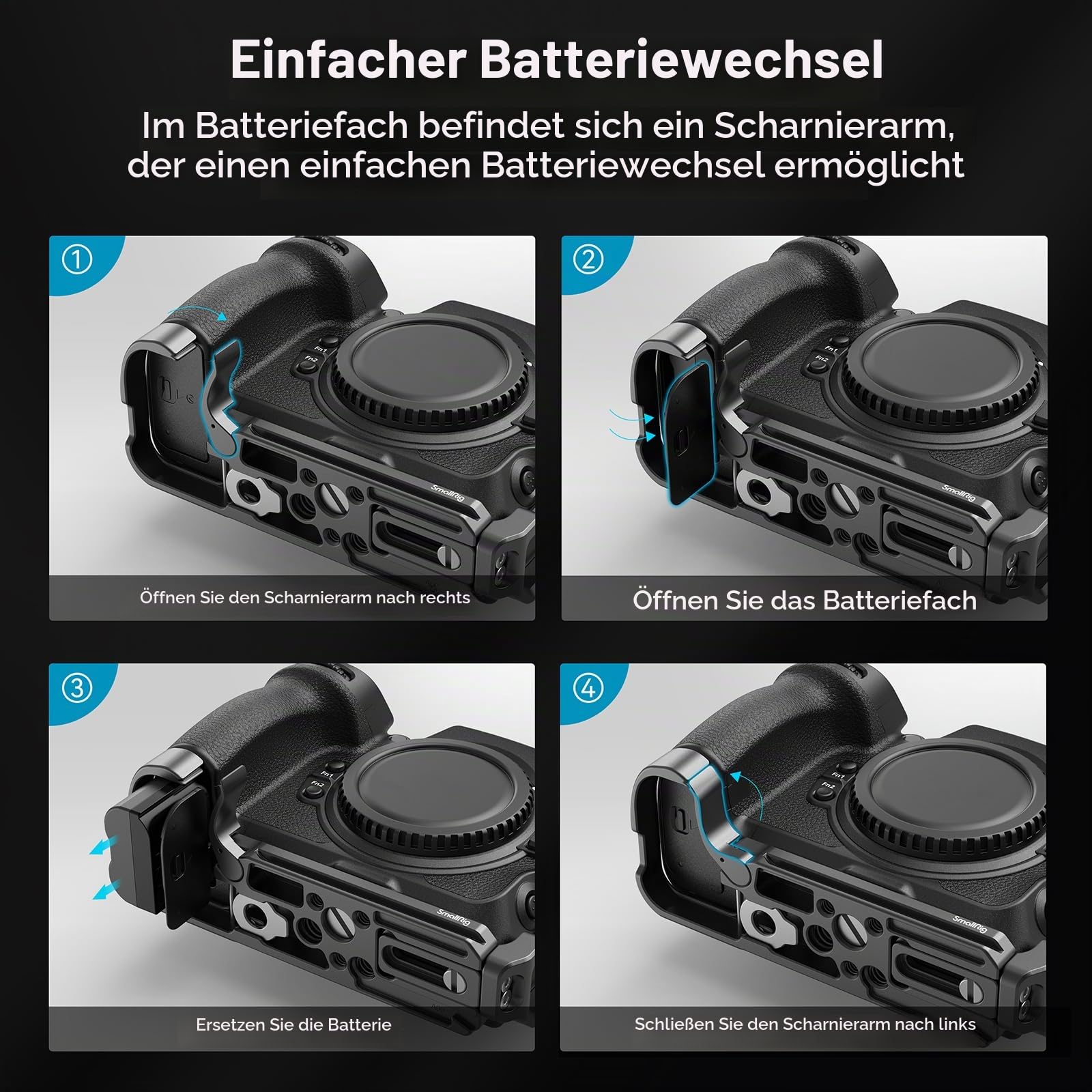 smallrig-3942-l-bracket-f-r-nikon-z8-arca-l-platte-mit-qd-und-gimbal-pad image 4