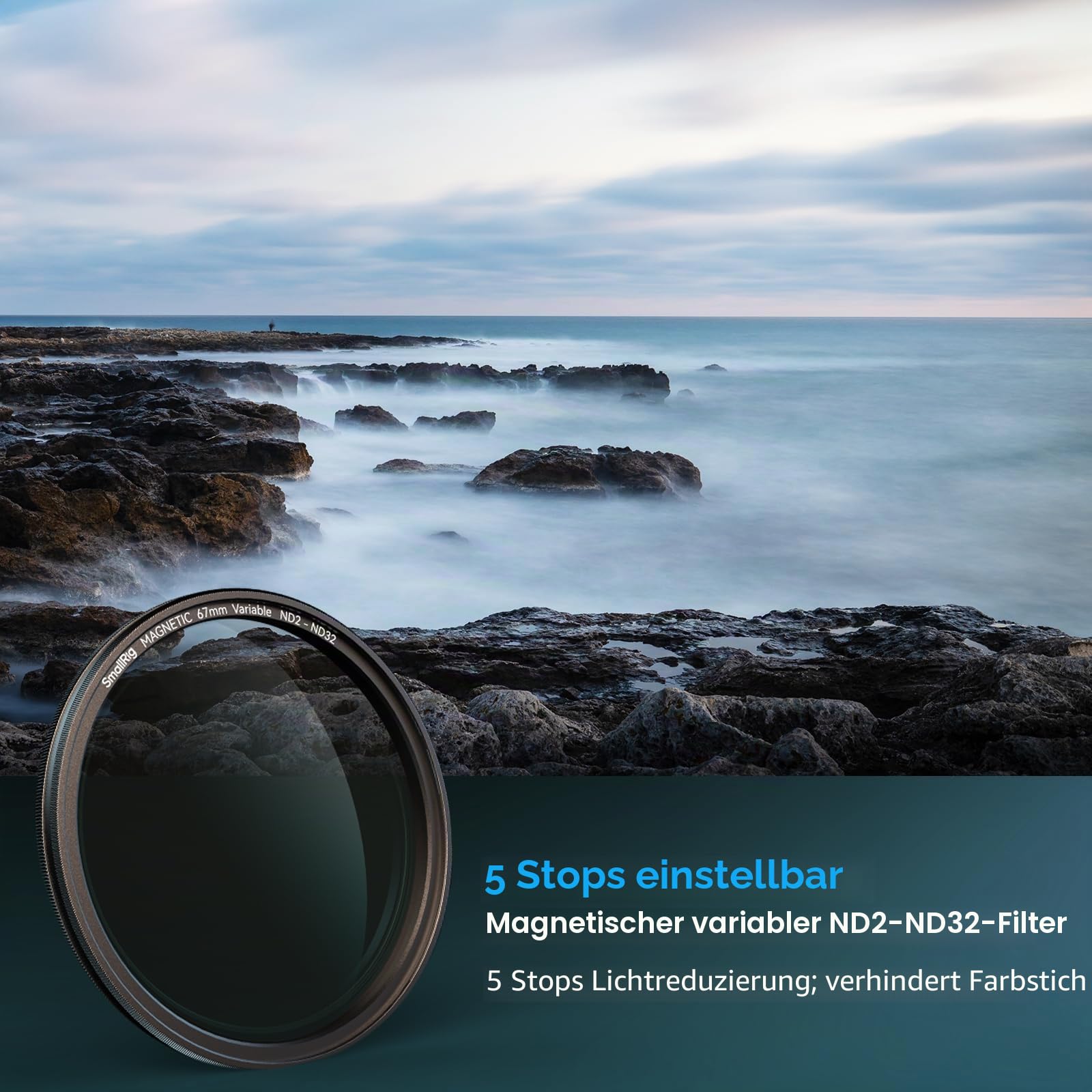 smallrig-4581-magnetischer-67mm-vnd-filter-nd2-nd32-1-5-stopps-mit-gewindering image 2