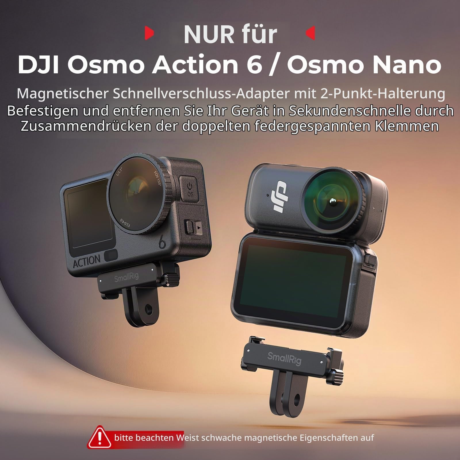 smallrig-5911-magnetischer-schnellwechseladapter-2er-set-f-r-dji-osmo-action-6-n image 2